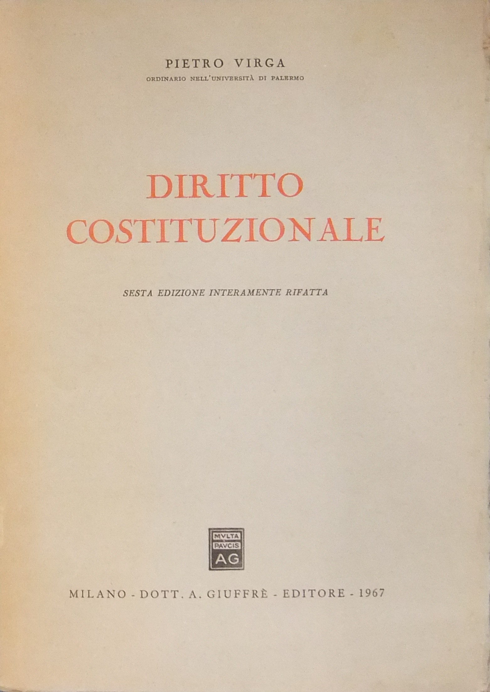 Diritto costituzionale