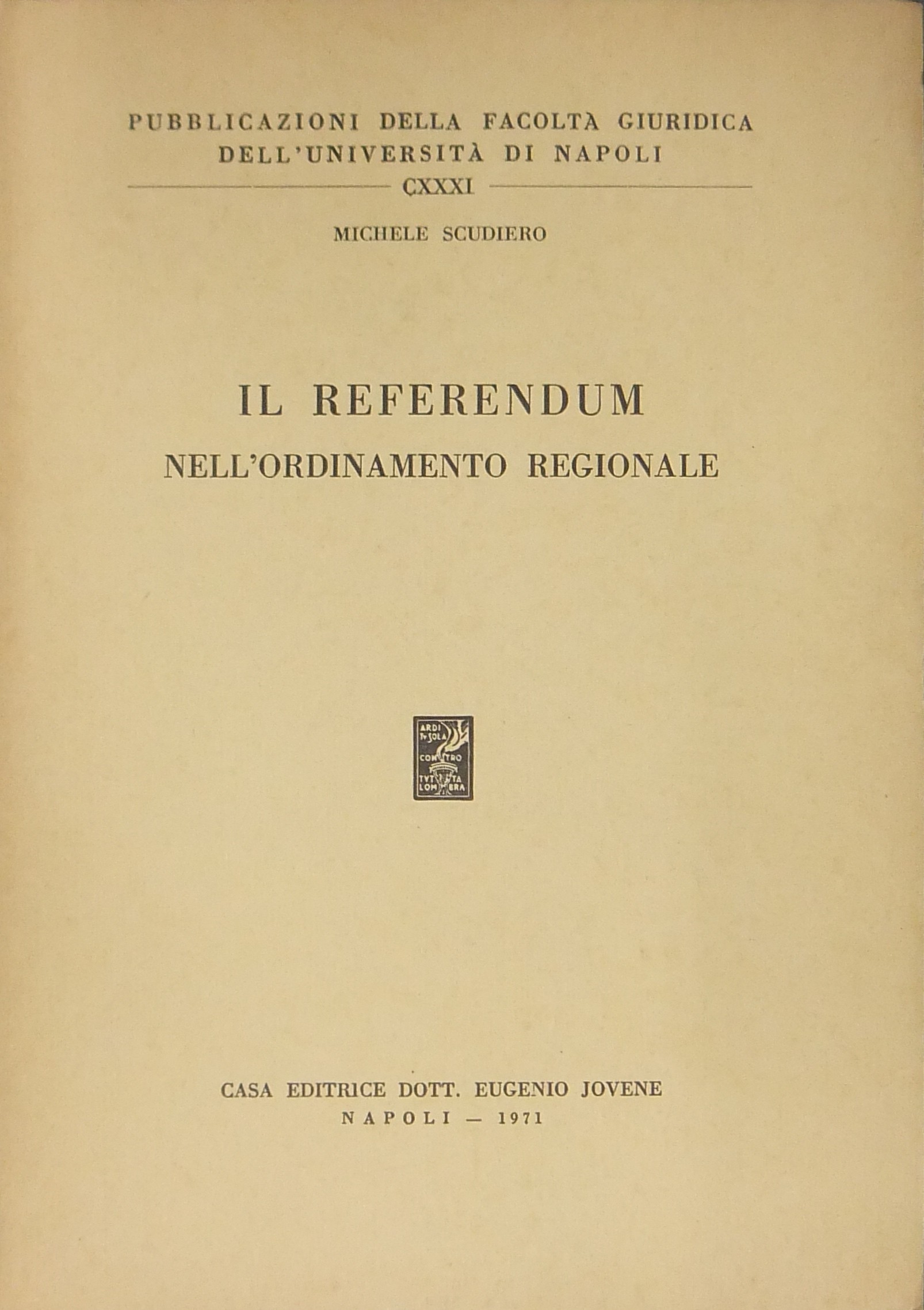 Il referendum nell'ordinamento regionale
