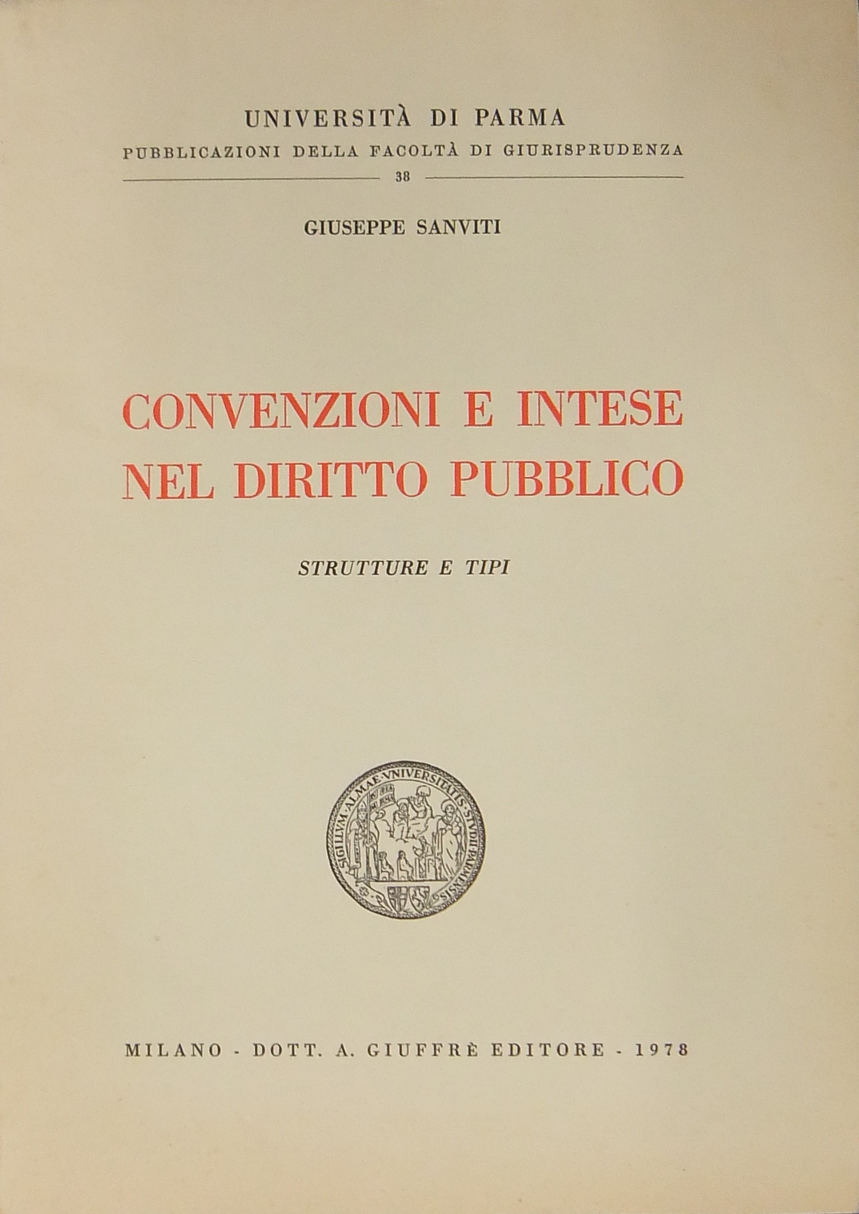 Convenzioni e intese nel diritto pubblico.