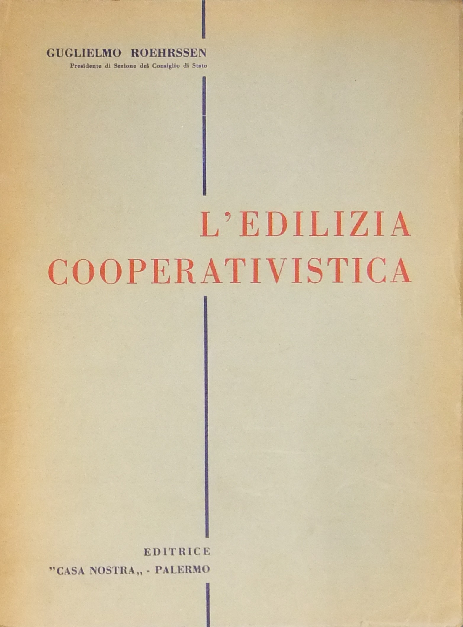 L'edilizia cooperativistica