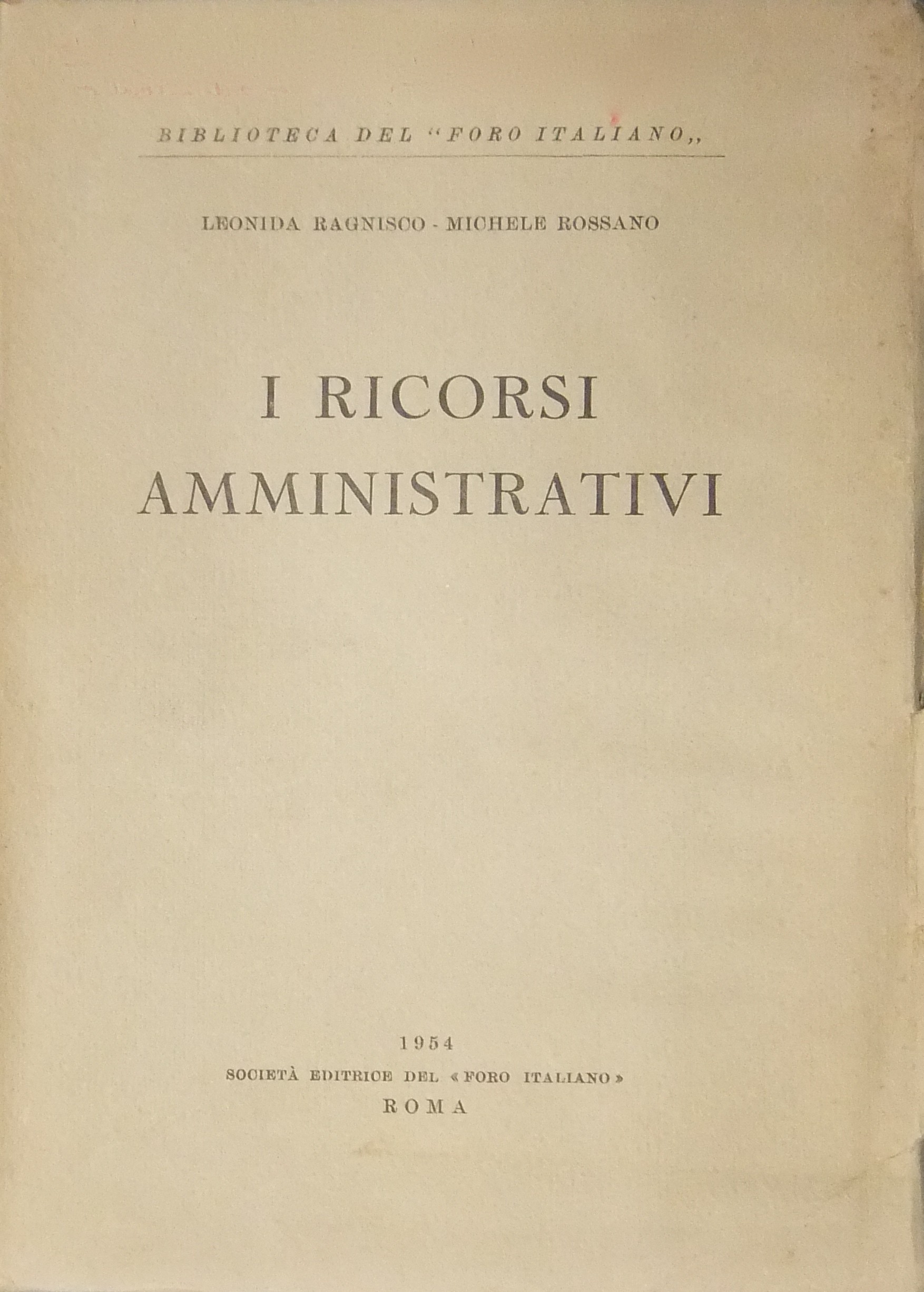 I ricorsi amministrativi
