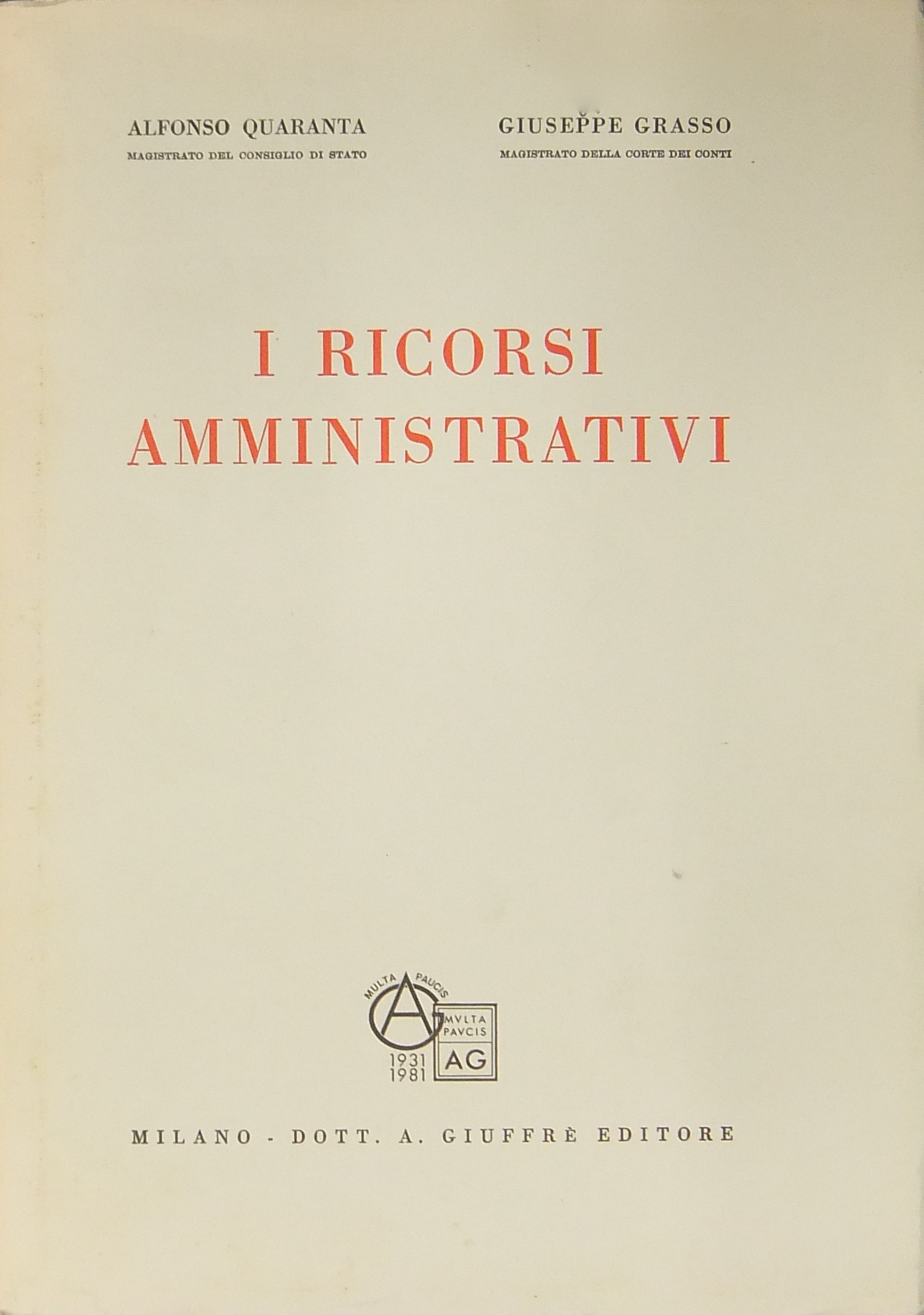 I ricorsi amministrativi