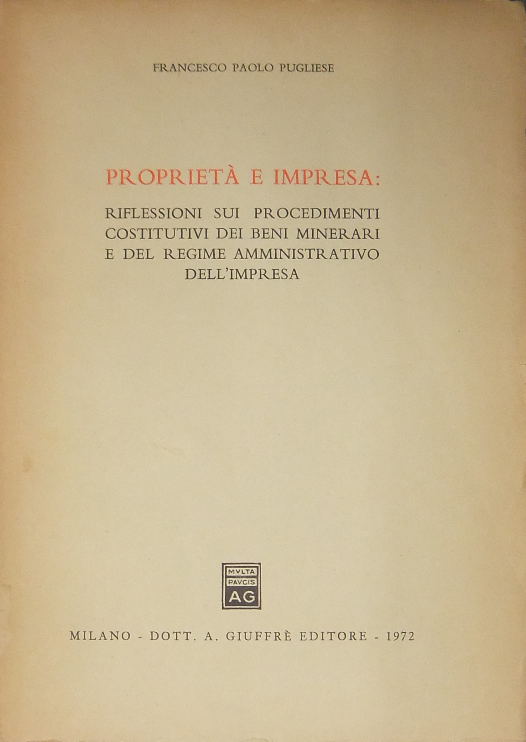 Proprietà e impresa