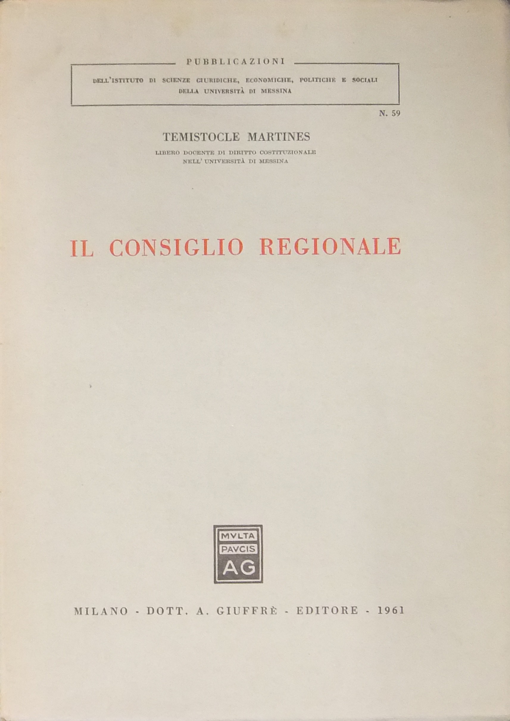 Il consiglio regionale