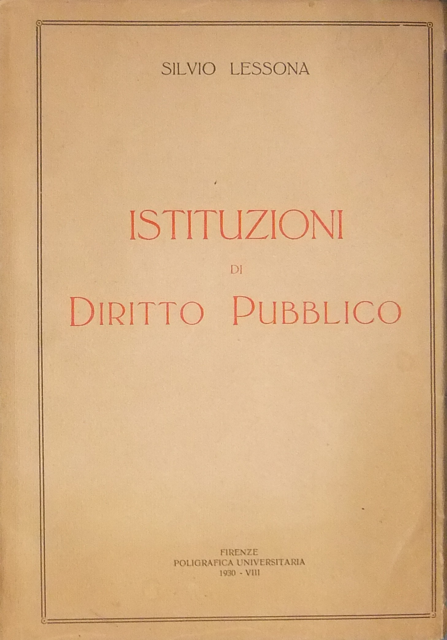Istituzioni di diritto pubblico