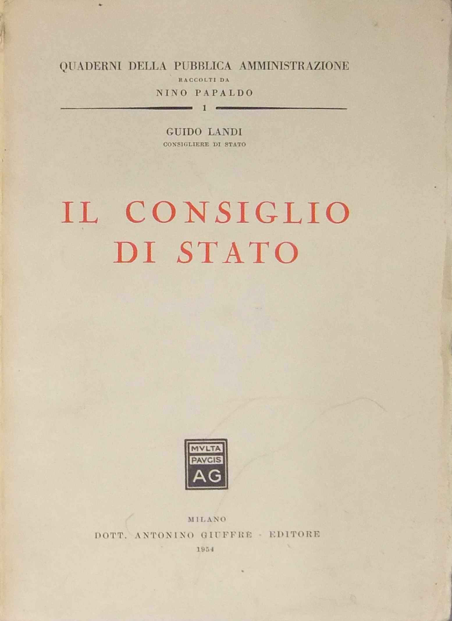 Il Consiglio di Stato