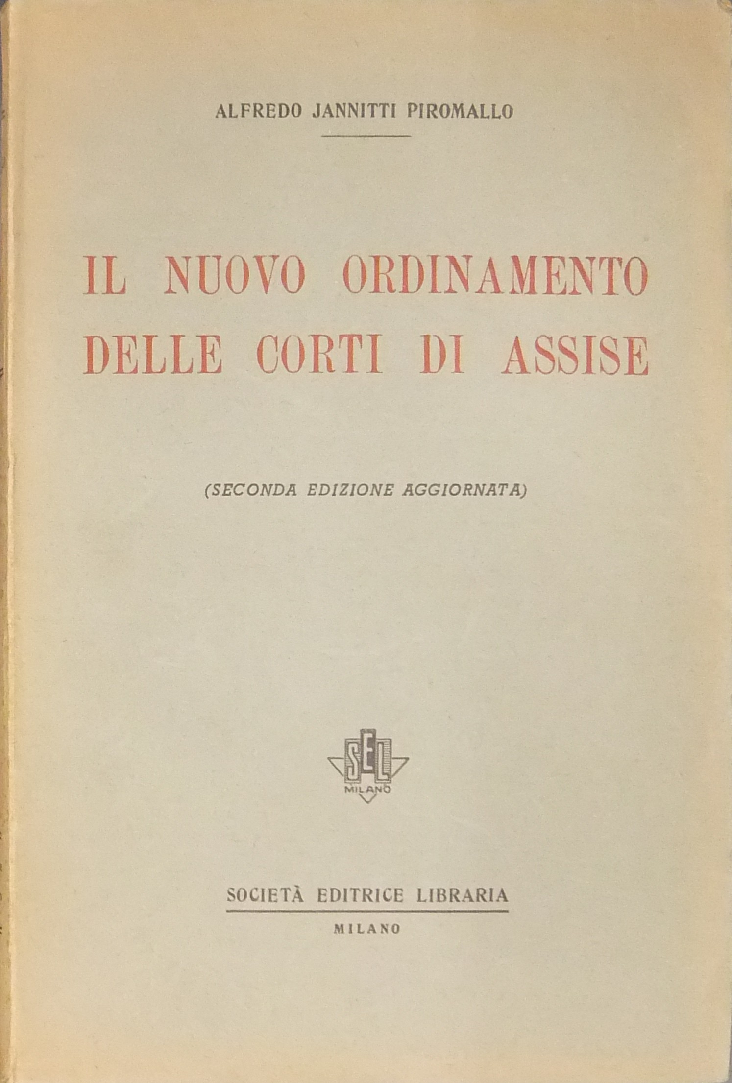 Il nuovo ordinamento delle Corti di Assise
