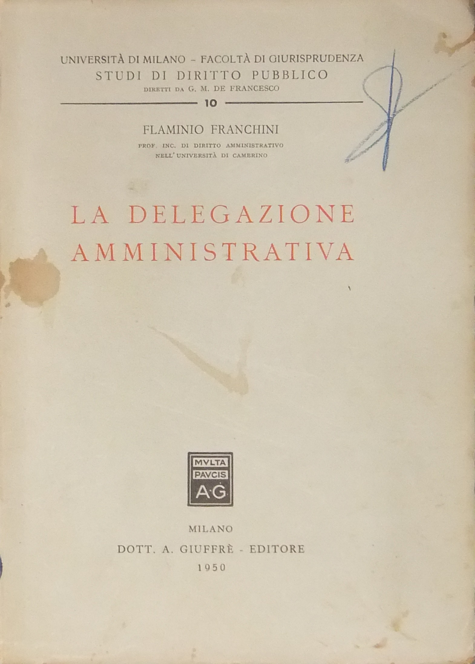 La delegazione amministrativa