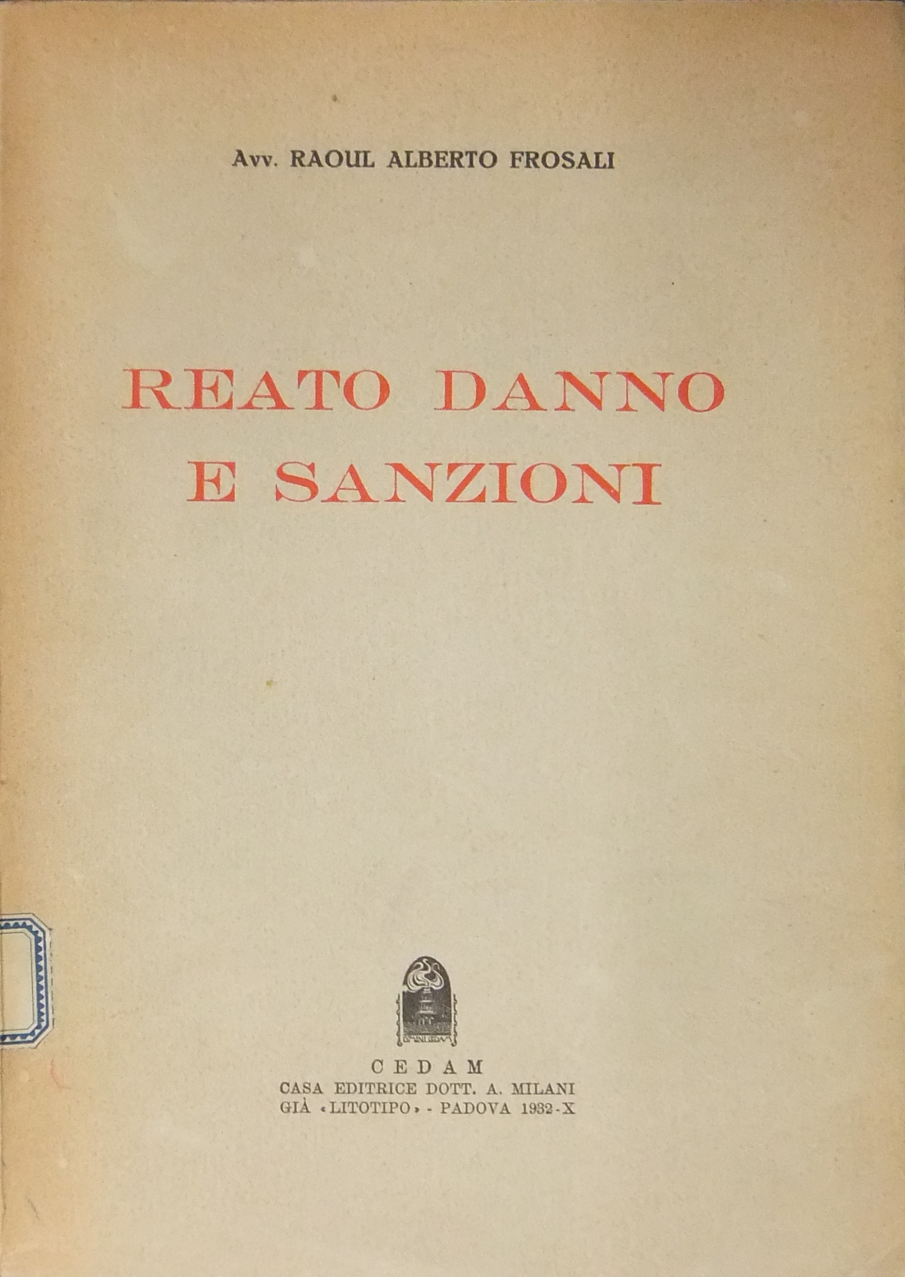 Reato danno e sanzioni