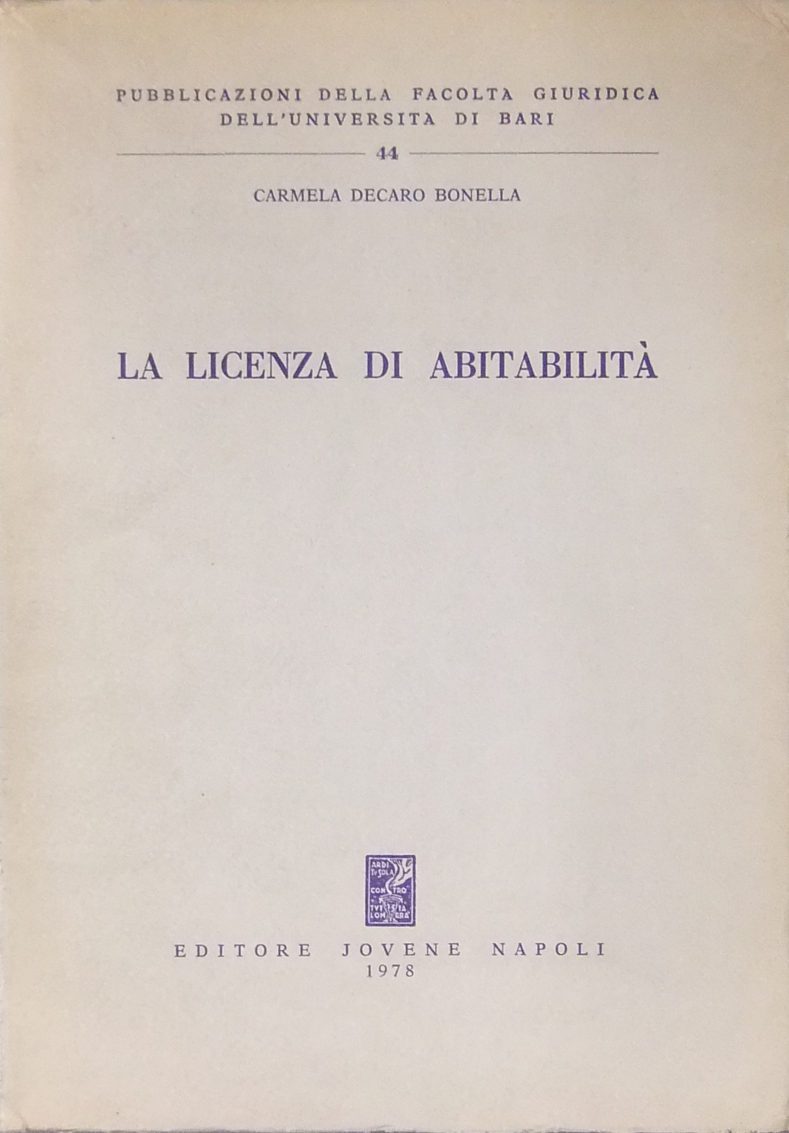 La licenza di abitabilità
