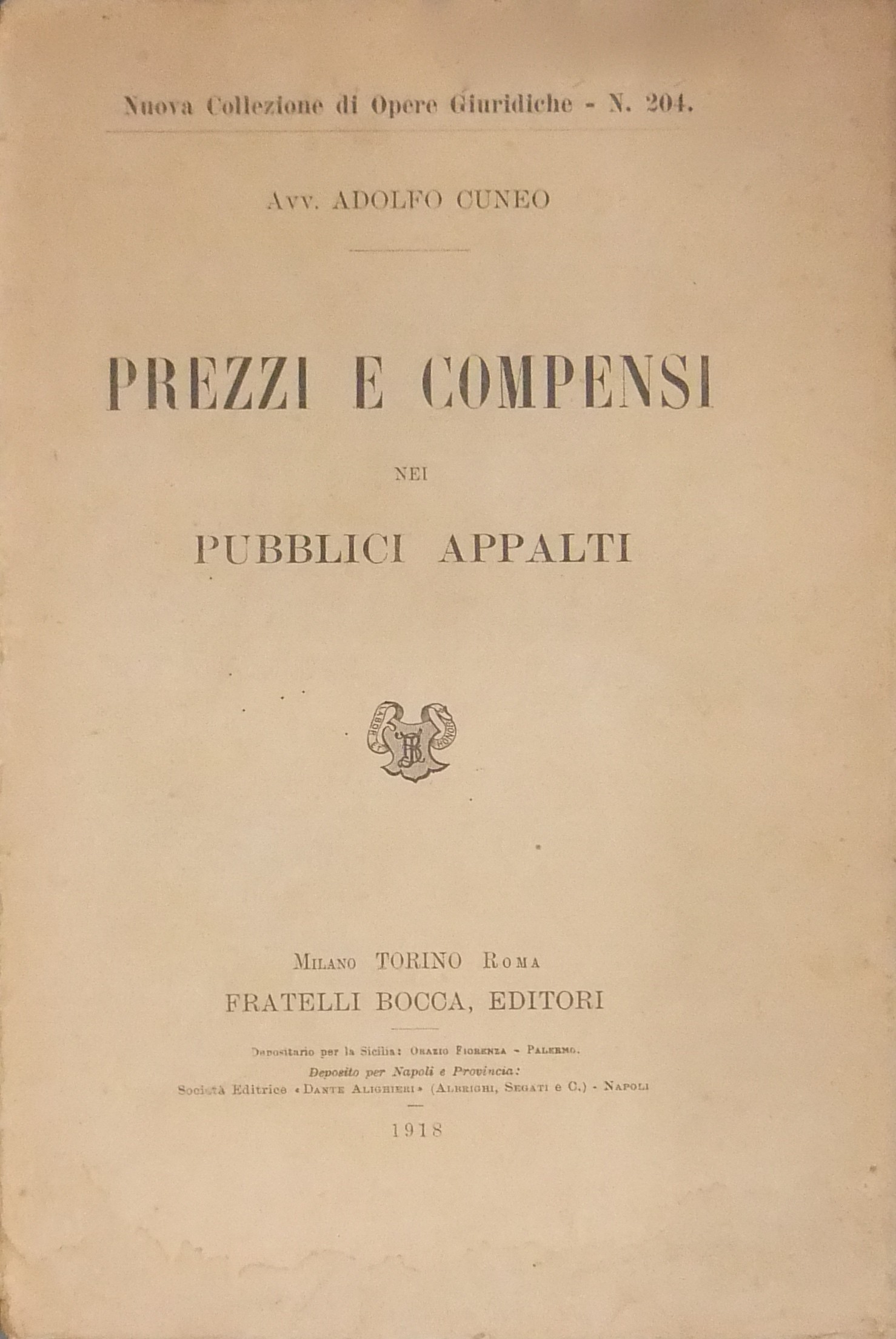 Prezzi e compensi nei pubblici appalti