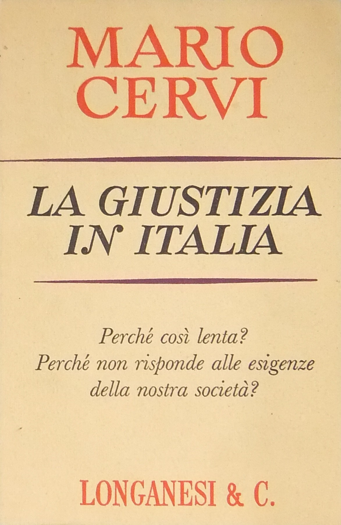 La giustizia in Italia