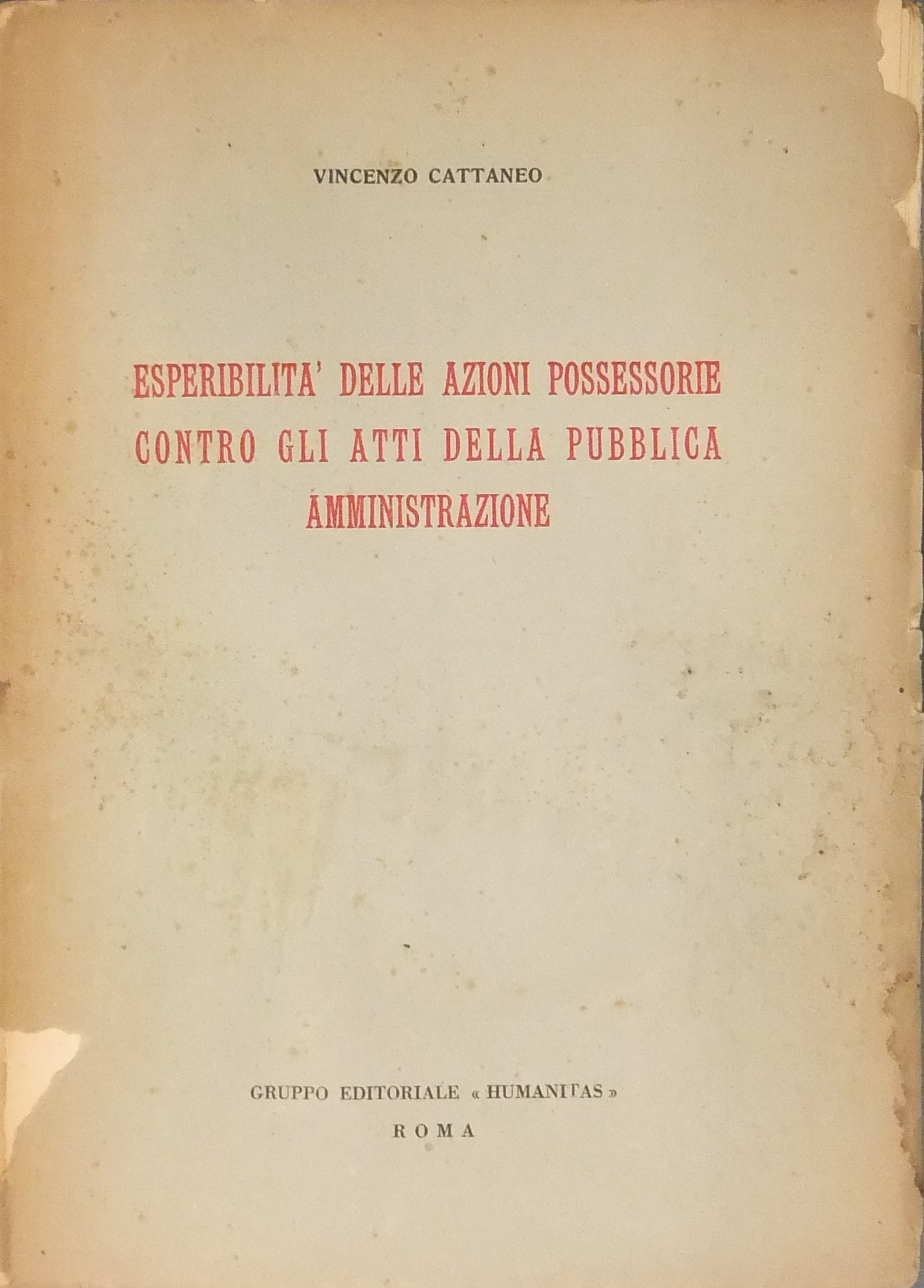 Esperibilità delle azioni possessorie 