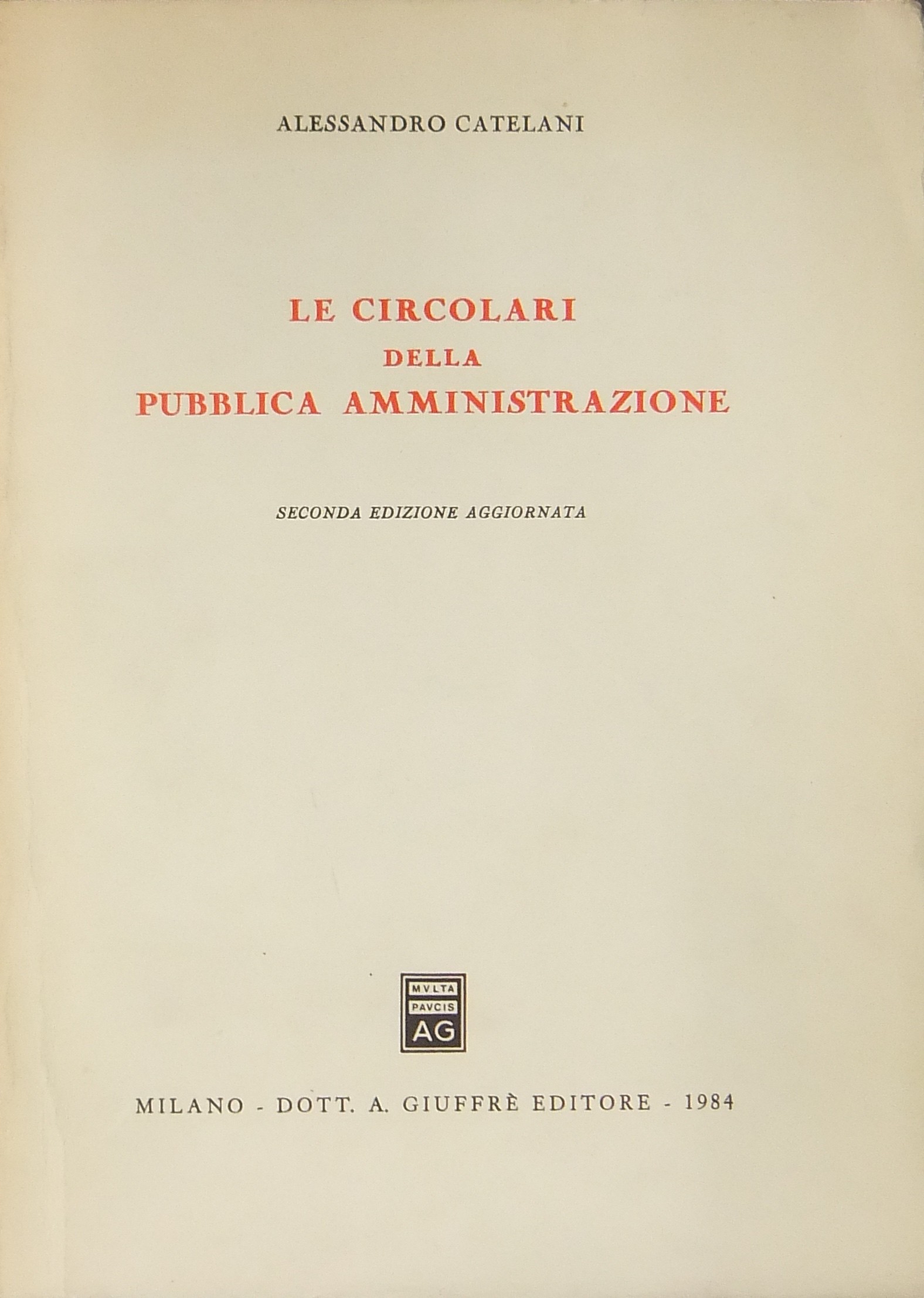 Le circolari della pubblica amministrazione