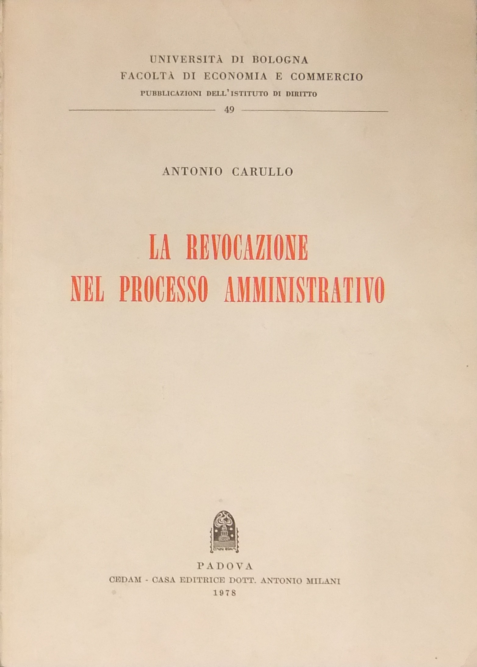 La revocazione nel processo amministrativo