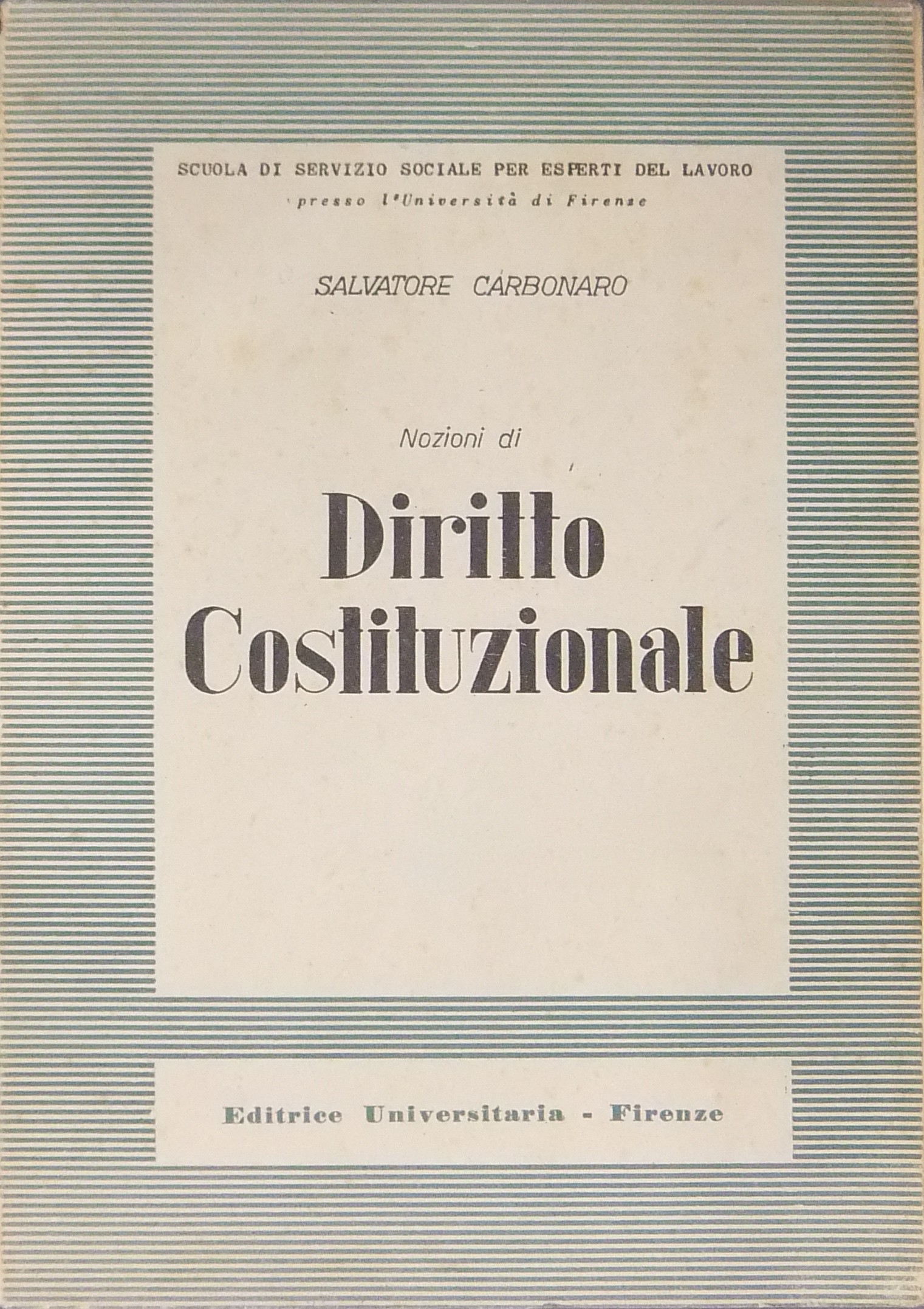 Nozioni di diritto costituzionale