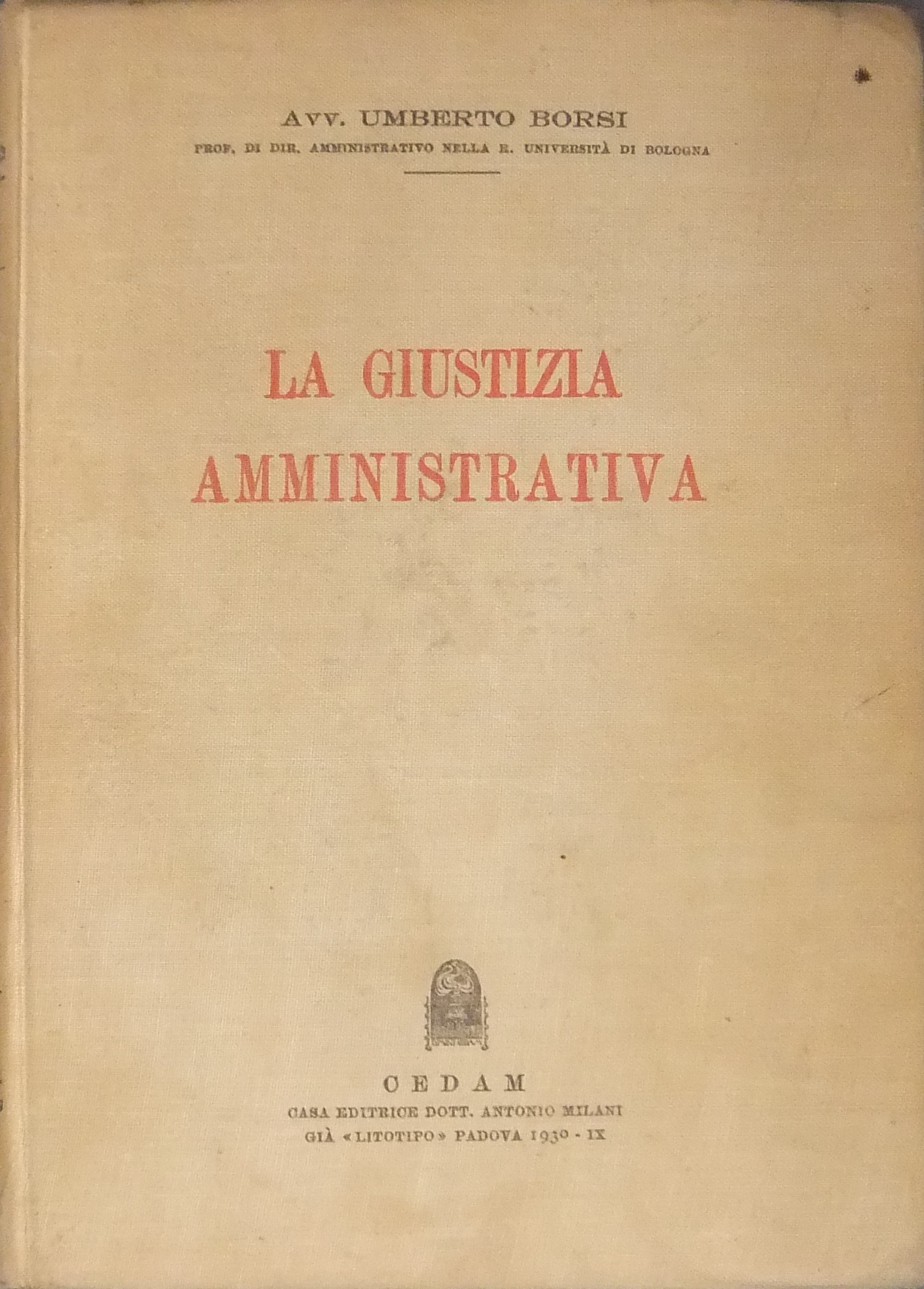 La giustizia amministrativa