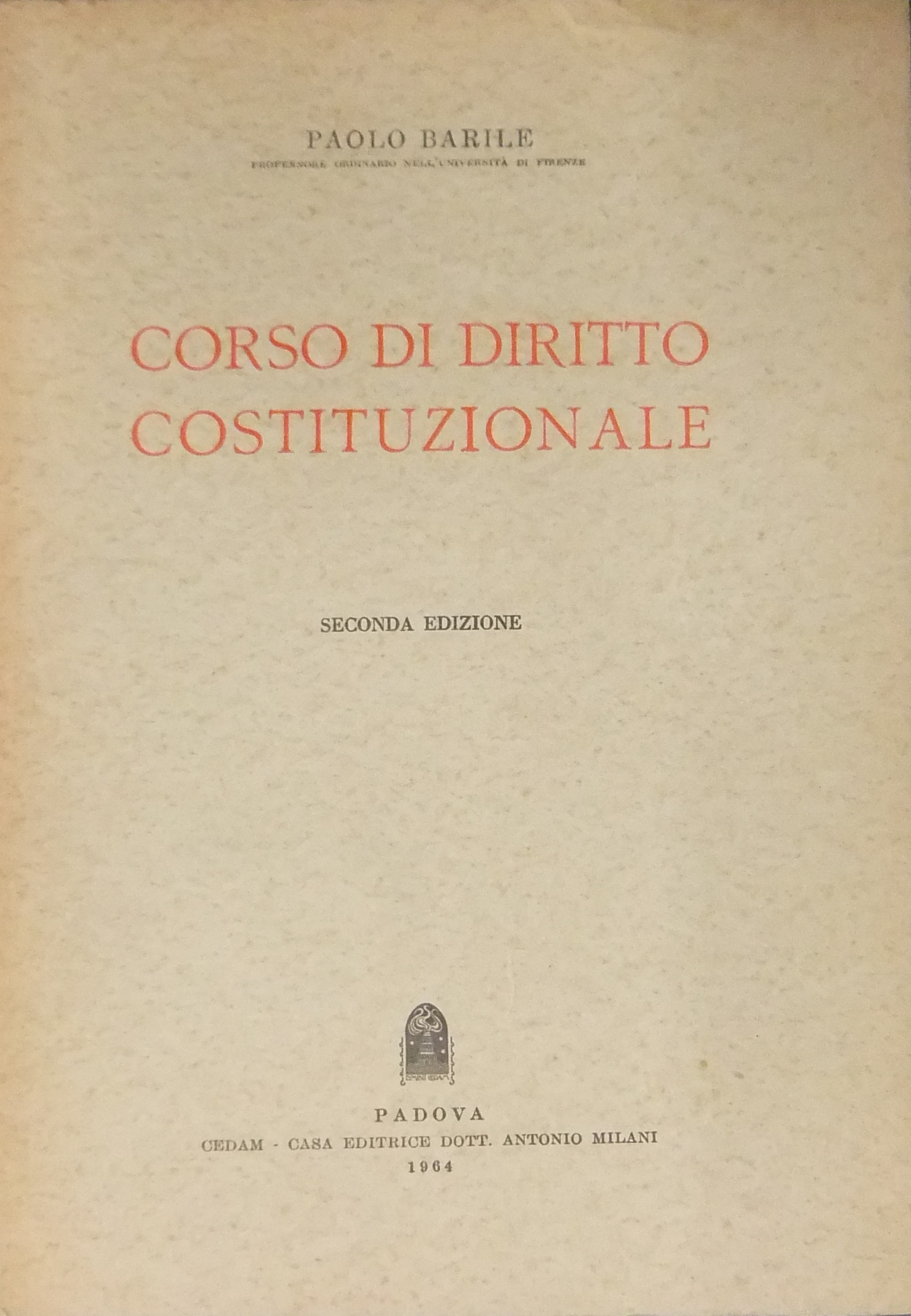 Corso di diritto costituzionale