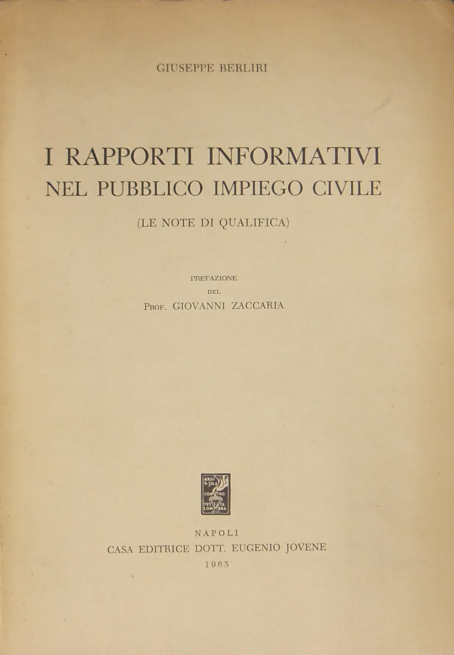I rapporti informativi nel pubblico impiego civile