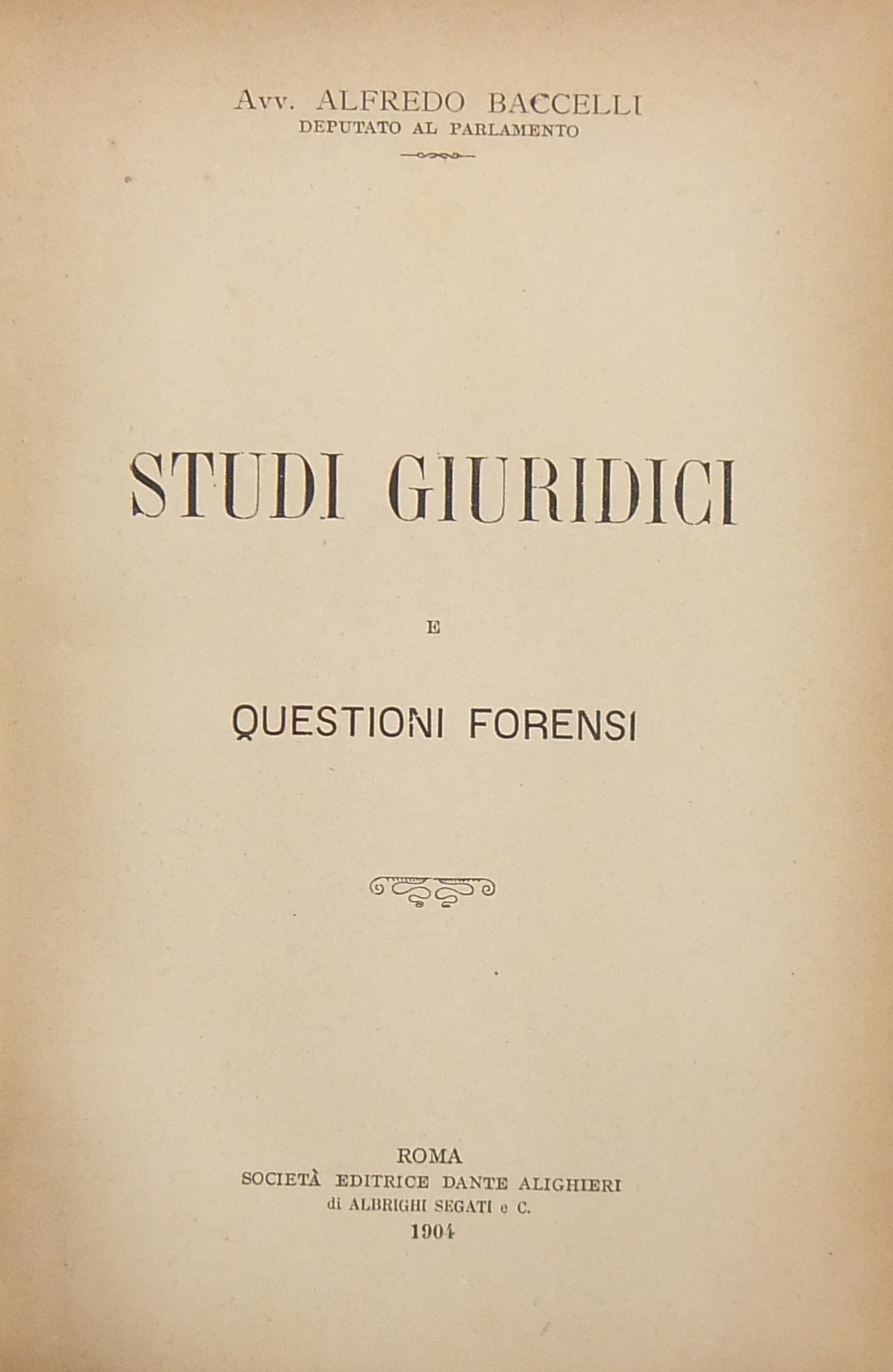 Studi giuridici e questioni forensi