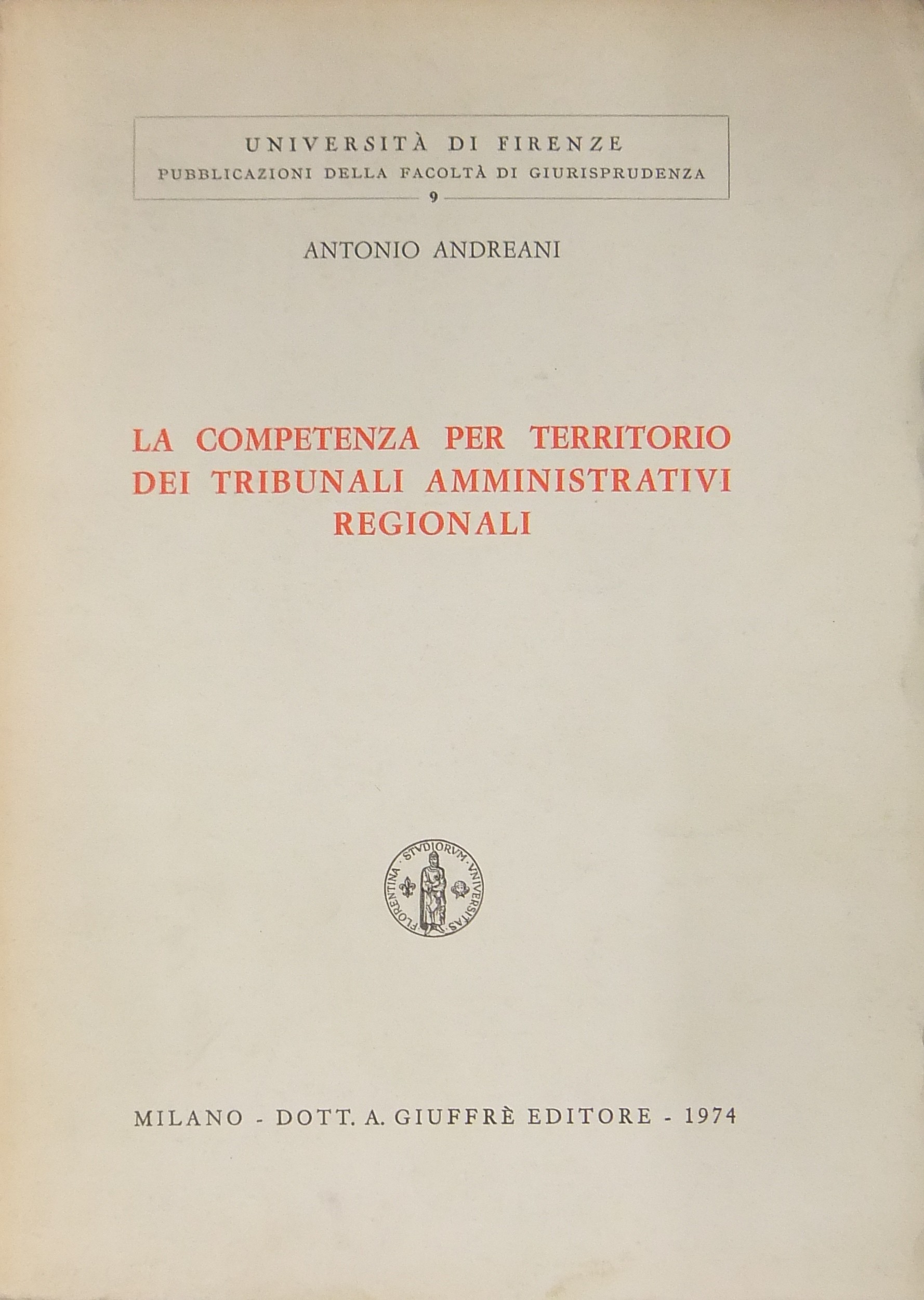 La competenza per territorio dei tribunali amministrativi regionali