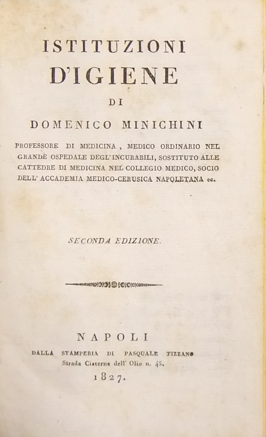 Istituzioni d'igiene