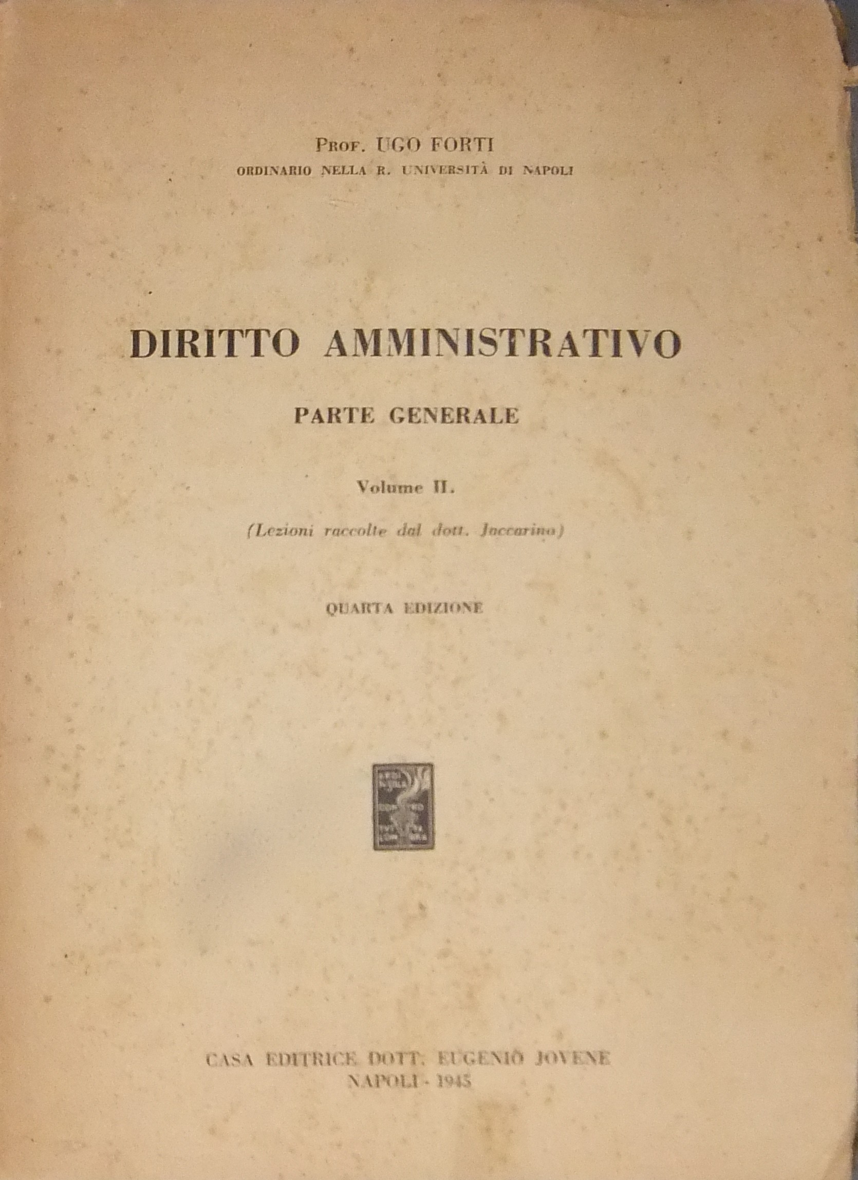 Diritto amministrativo. Parte generale.