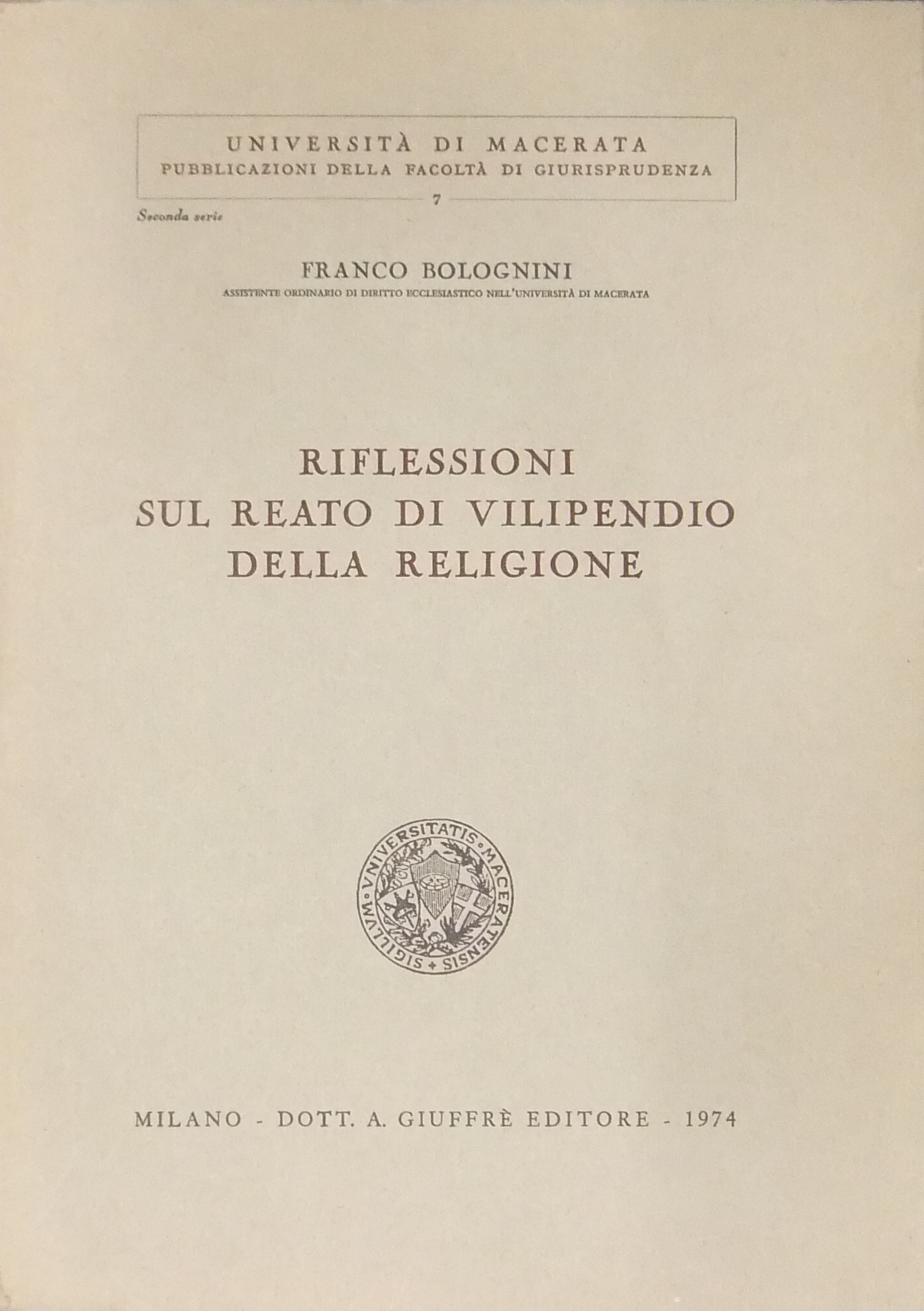 Riflessioni sul reato di vilipendio della religione