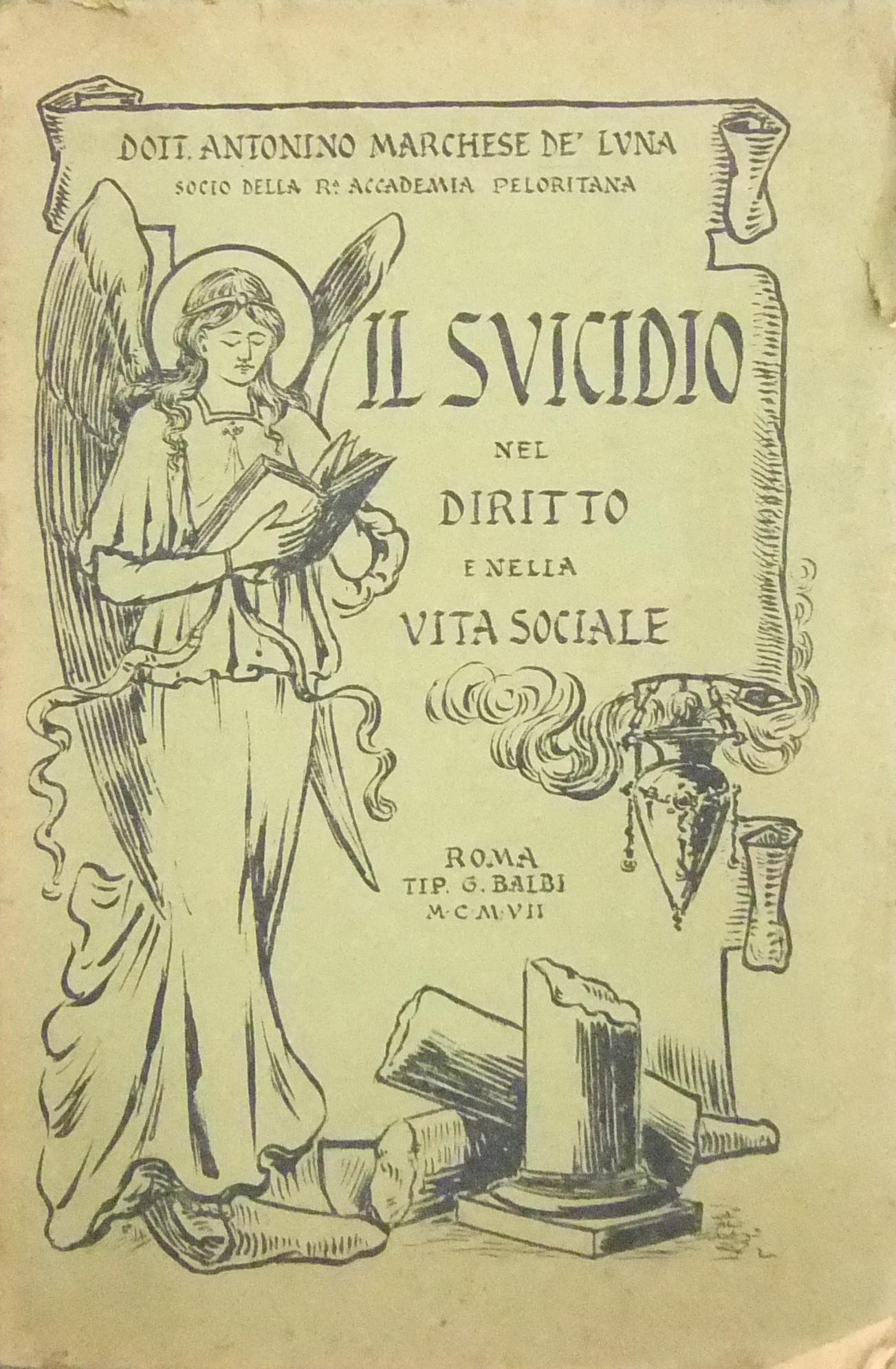 Il suicidio nel diritto e nella vita sociale