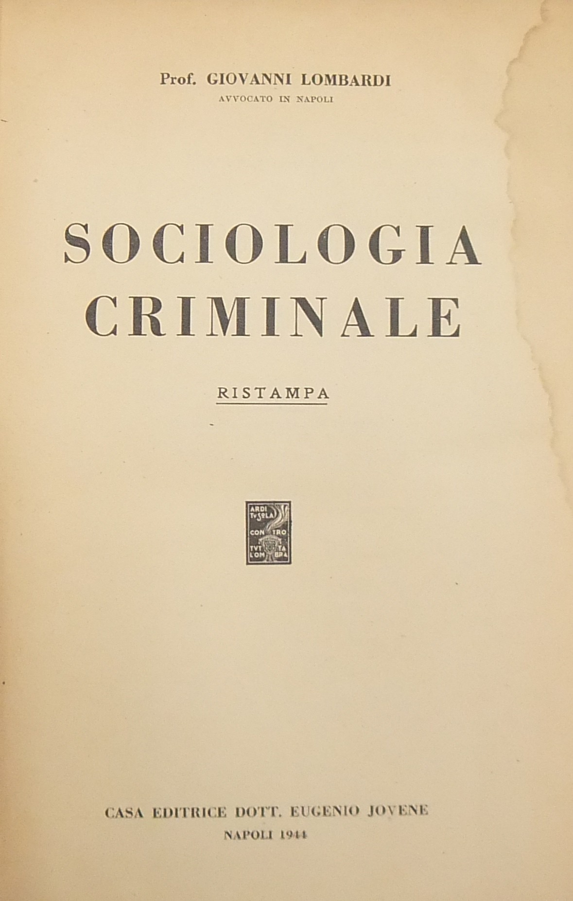 Sociologia criminale