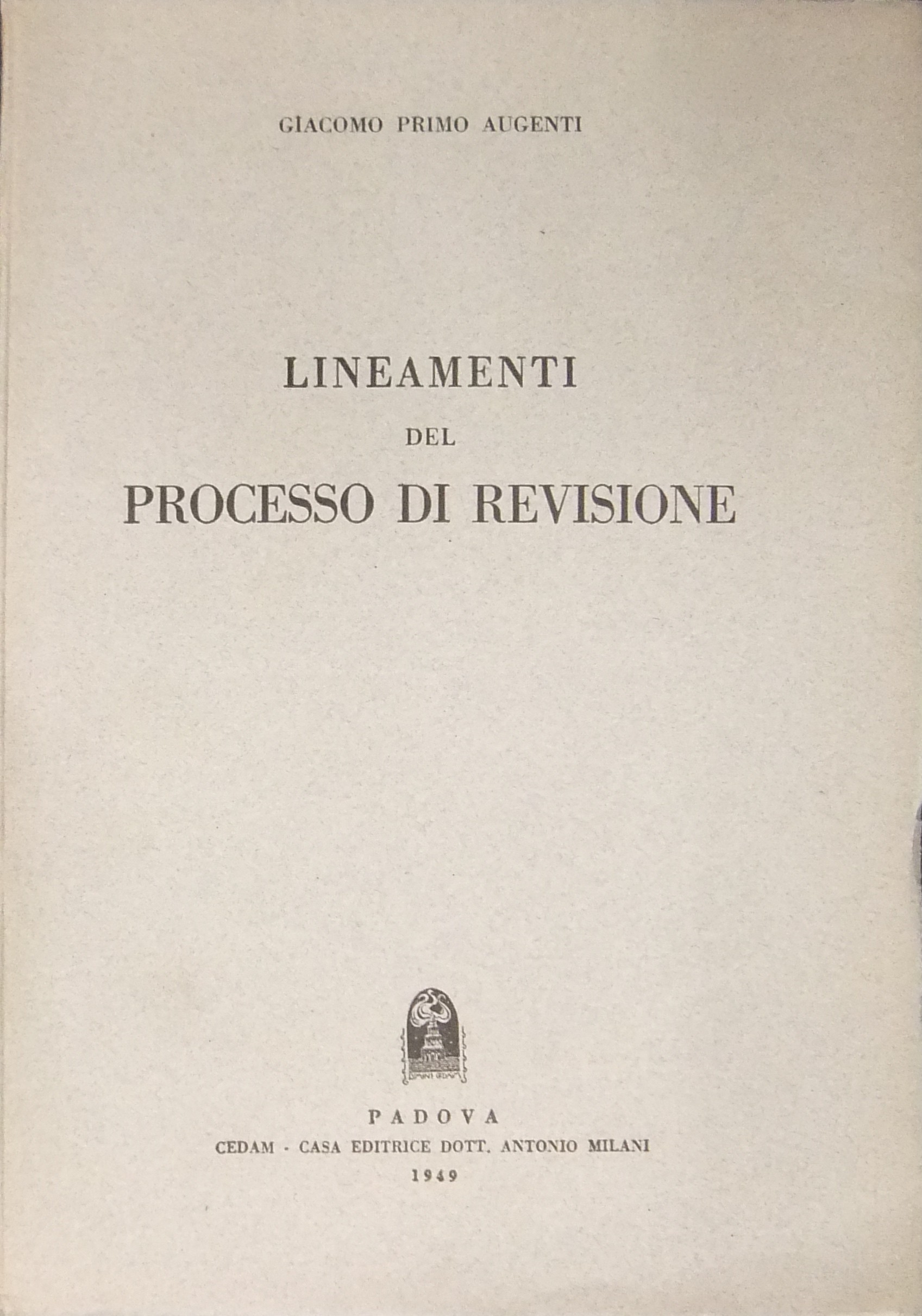 Lineamenti del processo di revisione