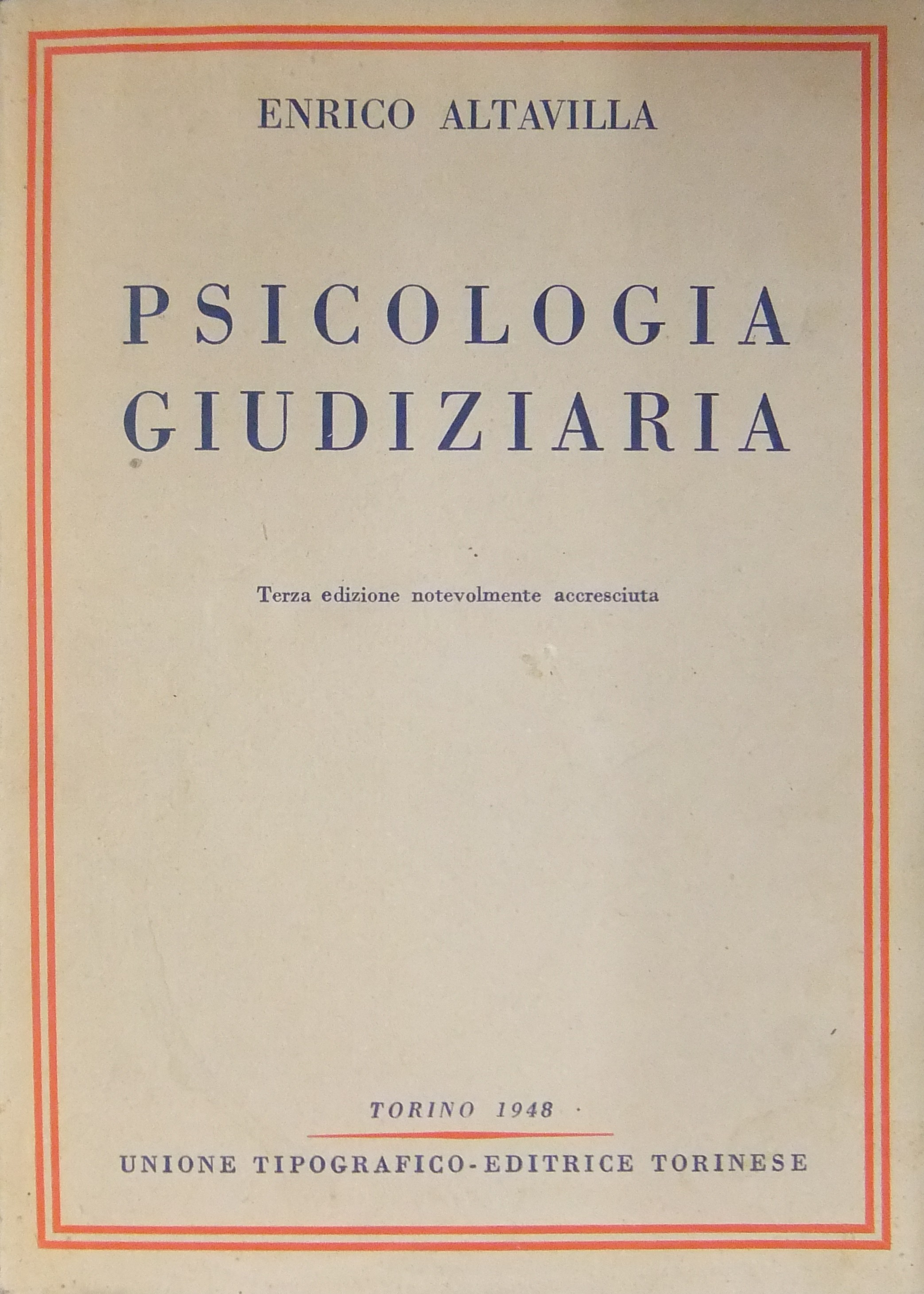 Psicologia giudiziaria.