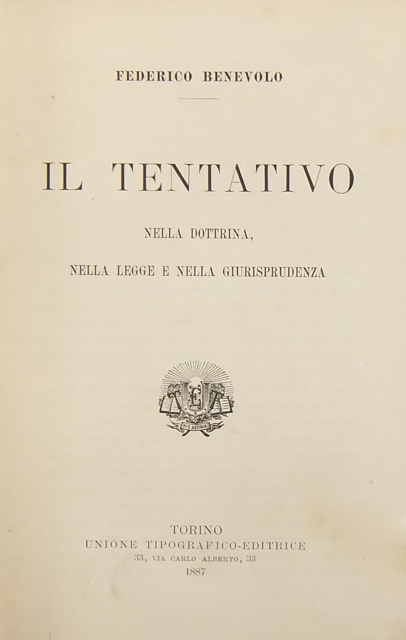 Il tentativo nella dottrina nella legge e nella giurisprudenza
