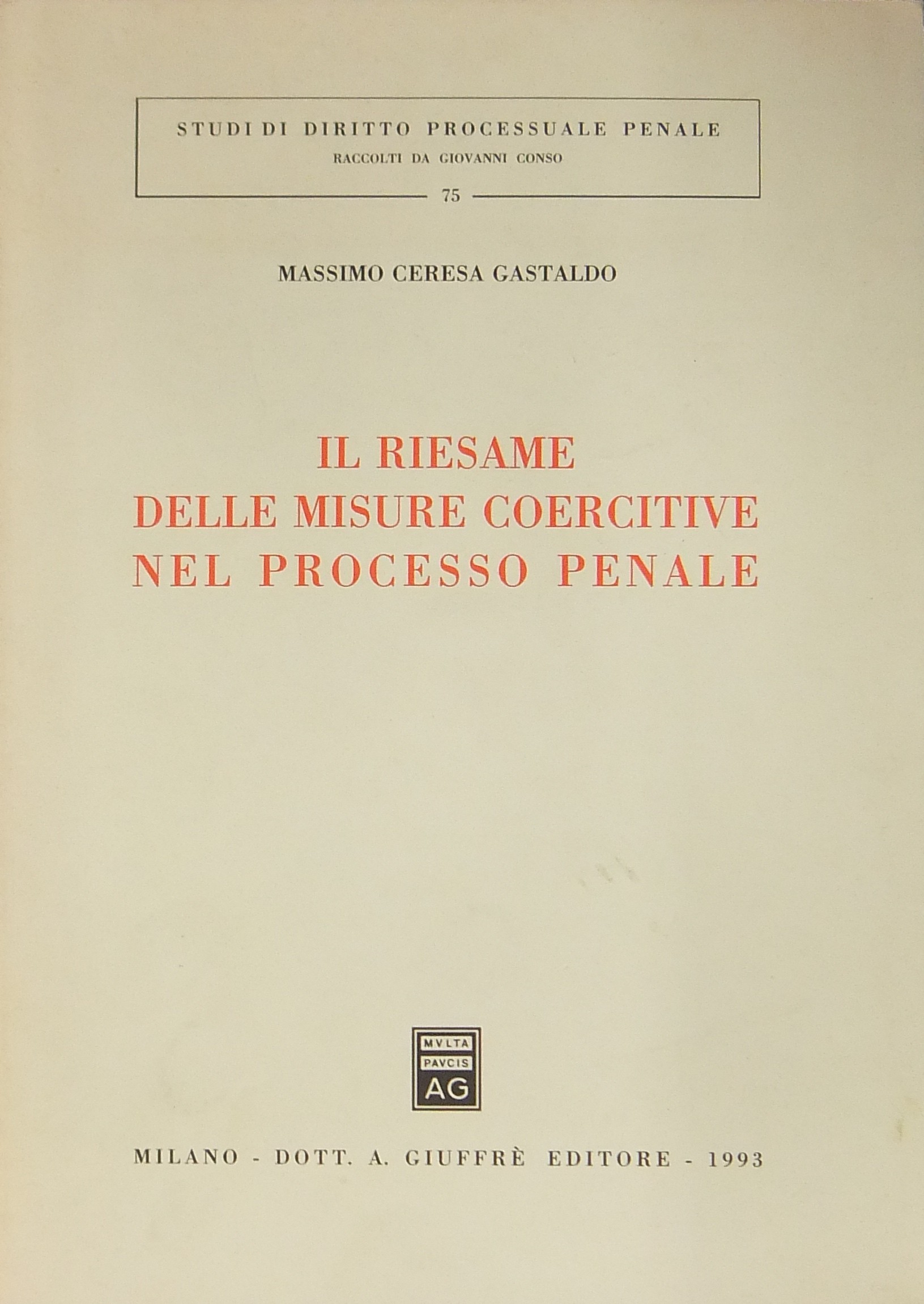Il riesame delle misure coercitive nel processo penale
