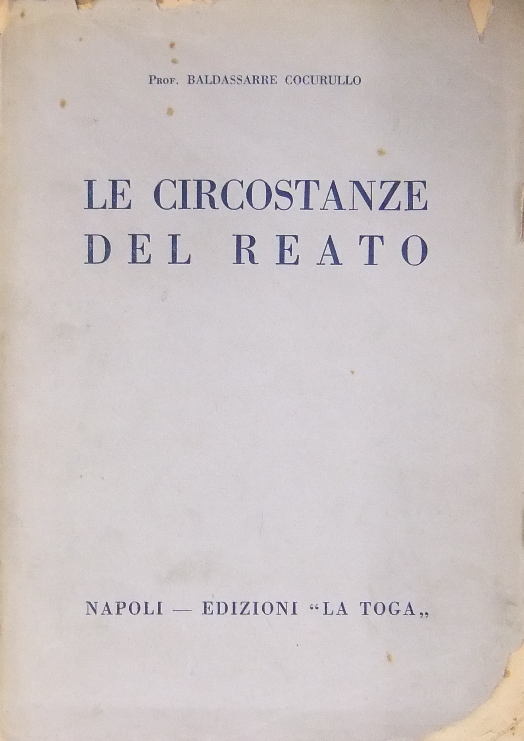 Le circostanze del reato