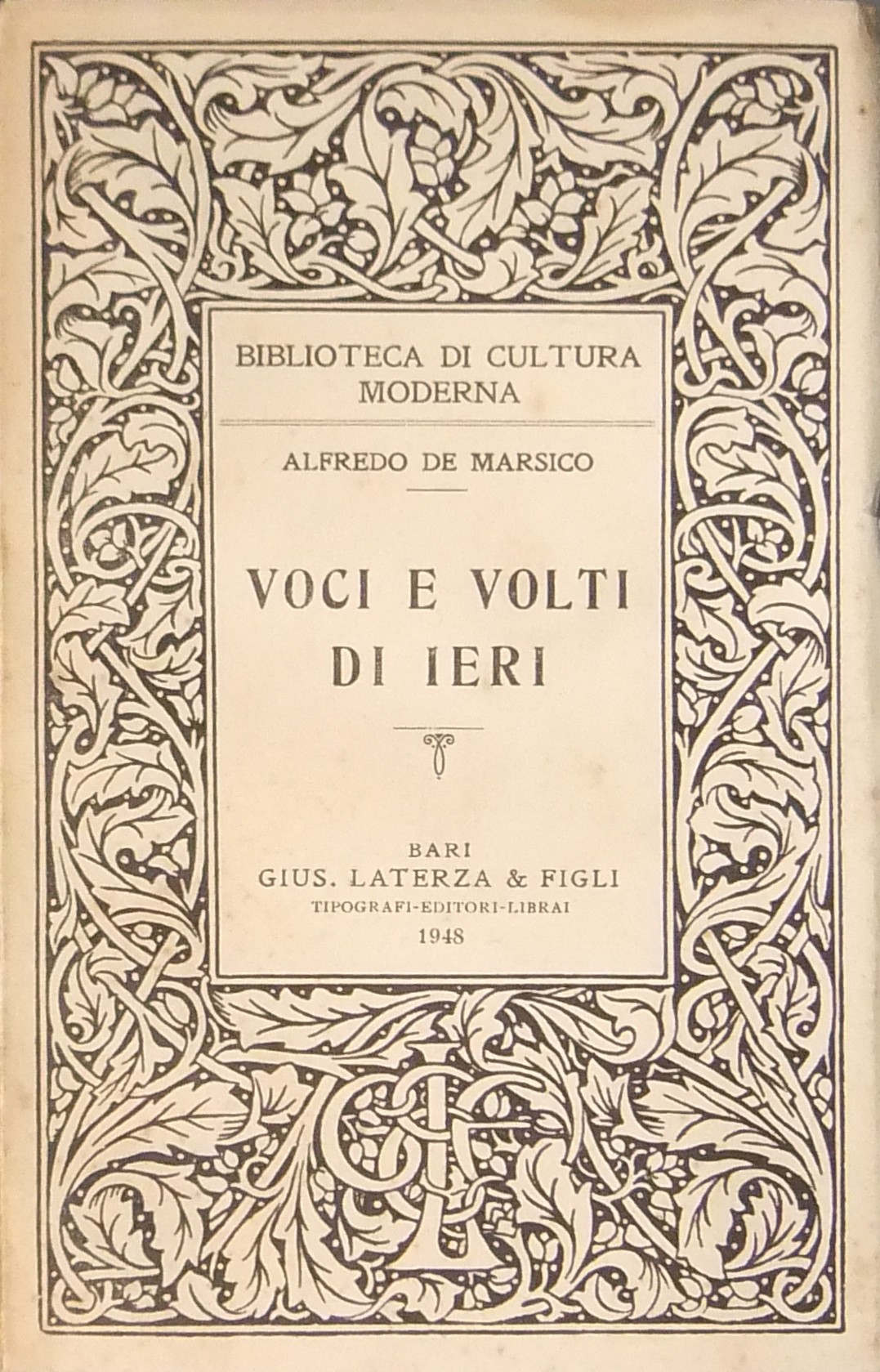 Voci e volti di ieri