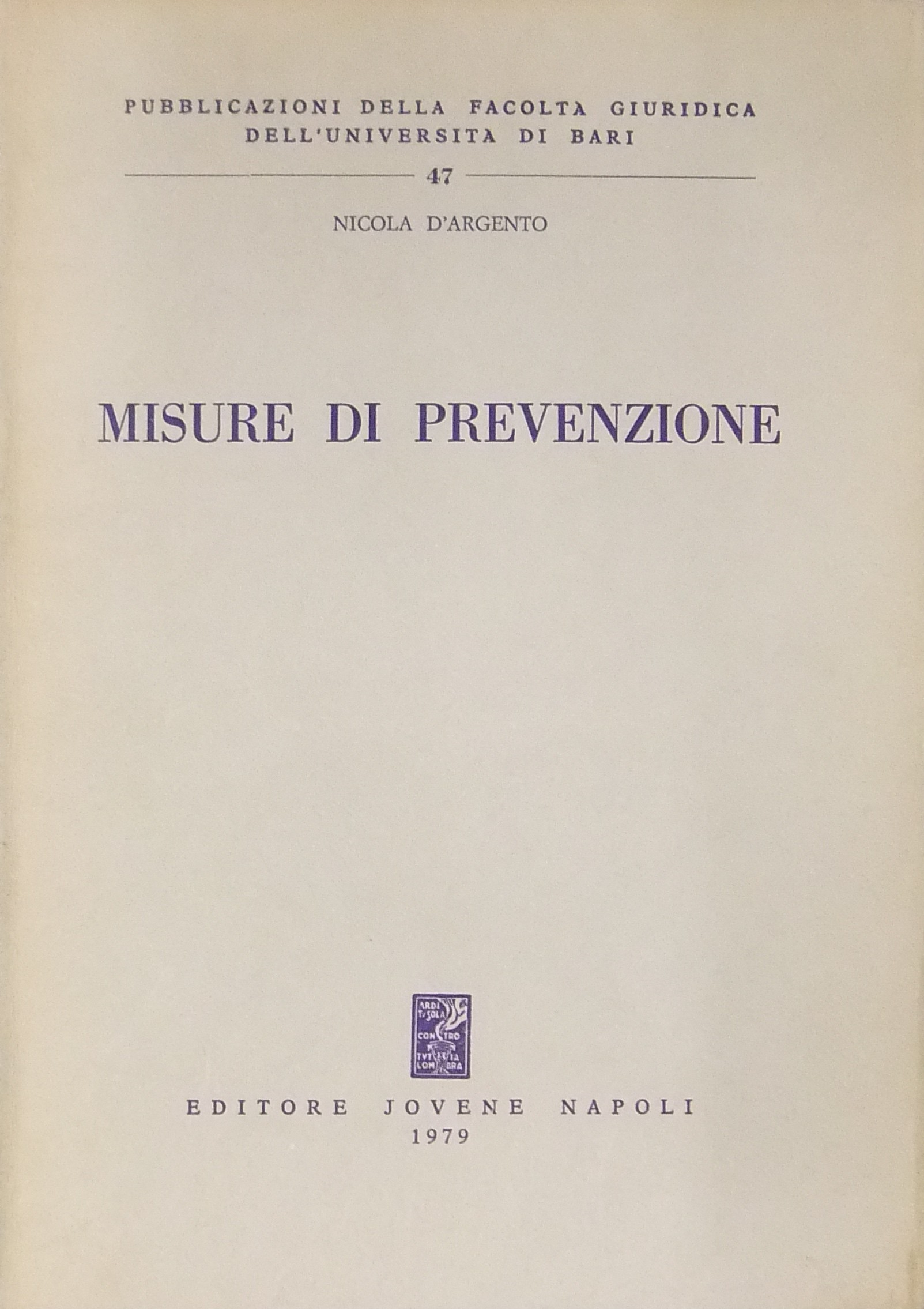 Misure di prevenzione