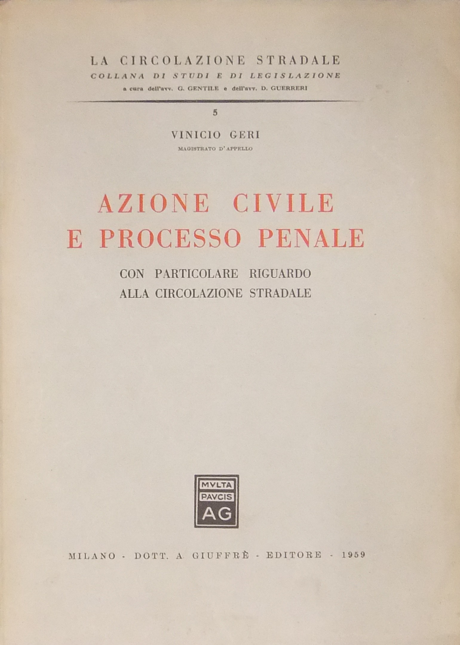 Azione civile e processo penale 