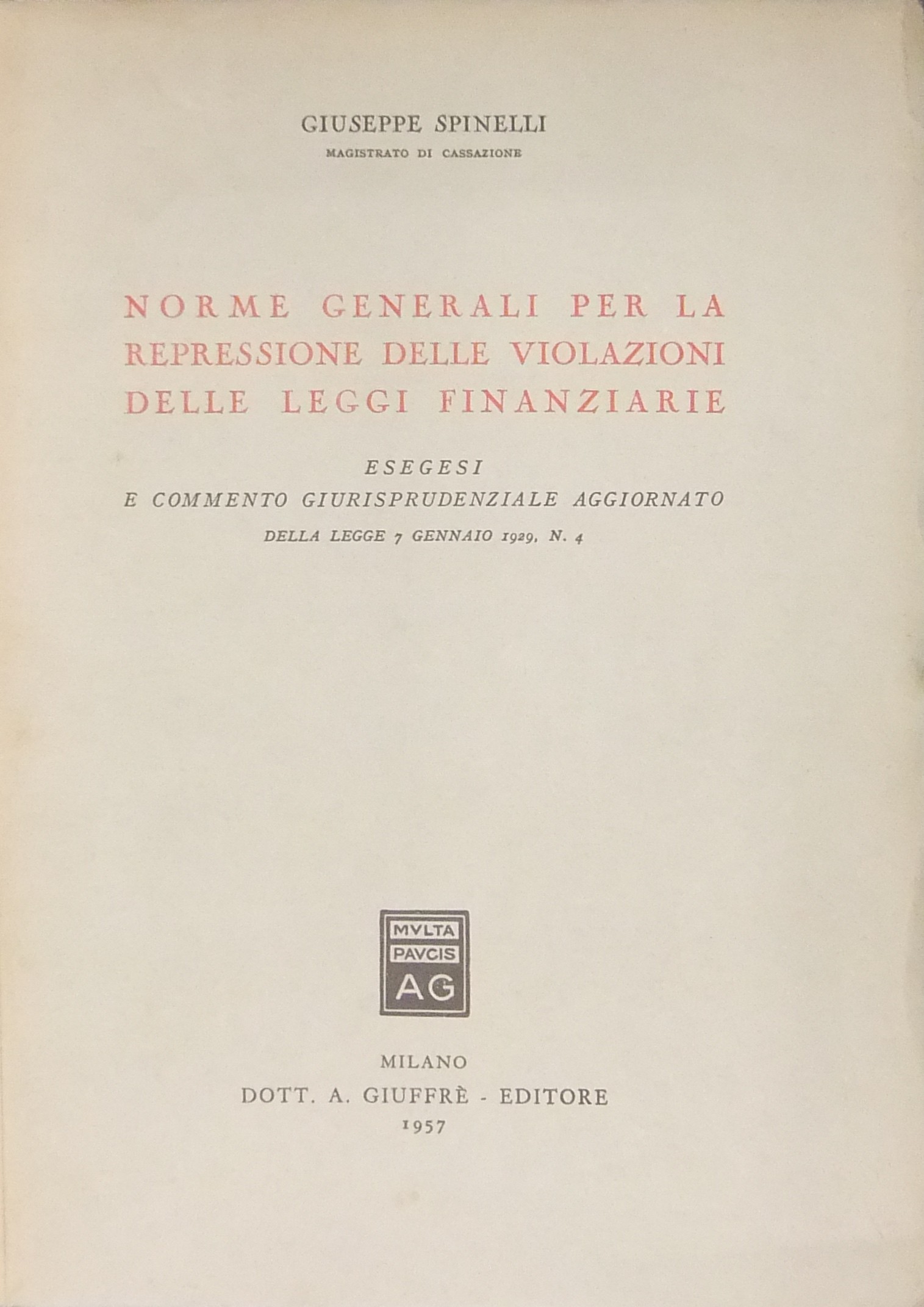 Norme generali per la repressione delle violazioni