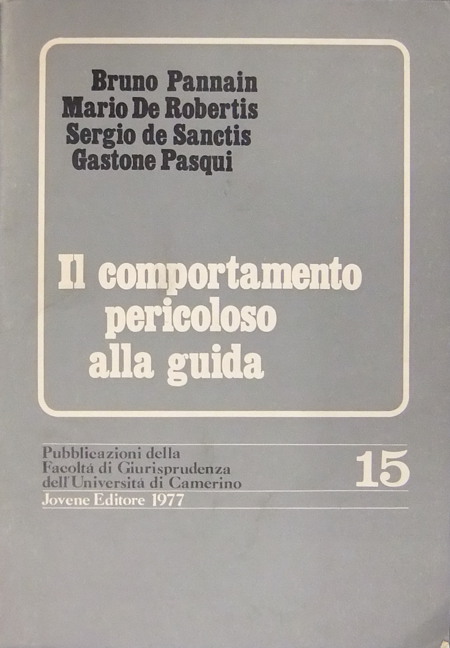 Il comportamento pericoloso alla guida.