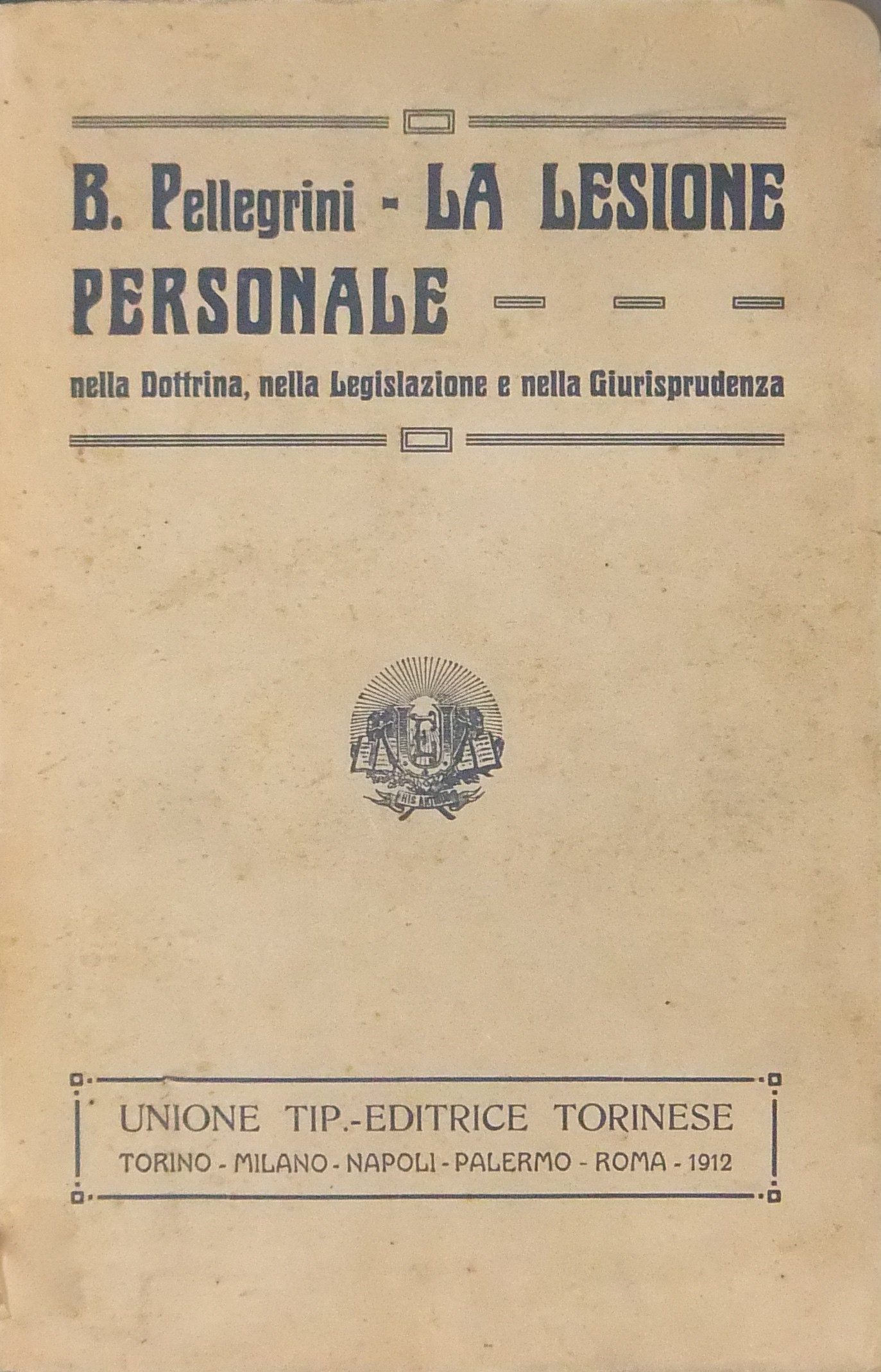 La lesione personale 