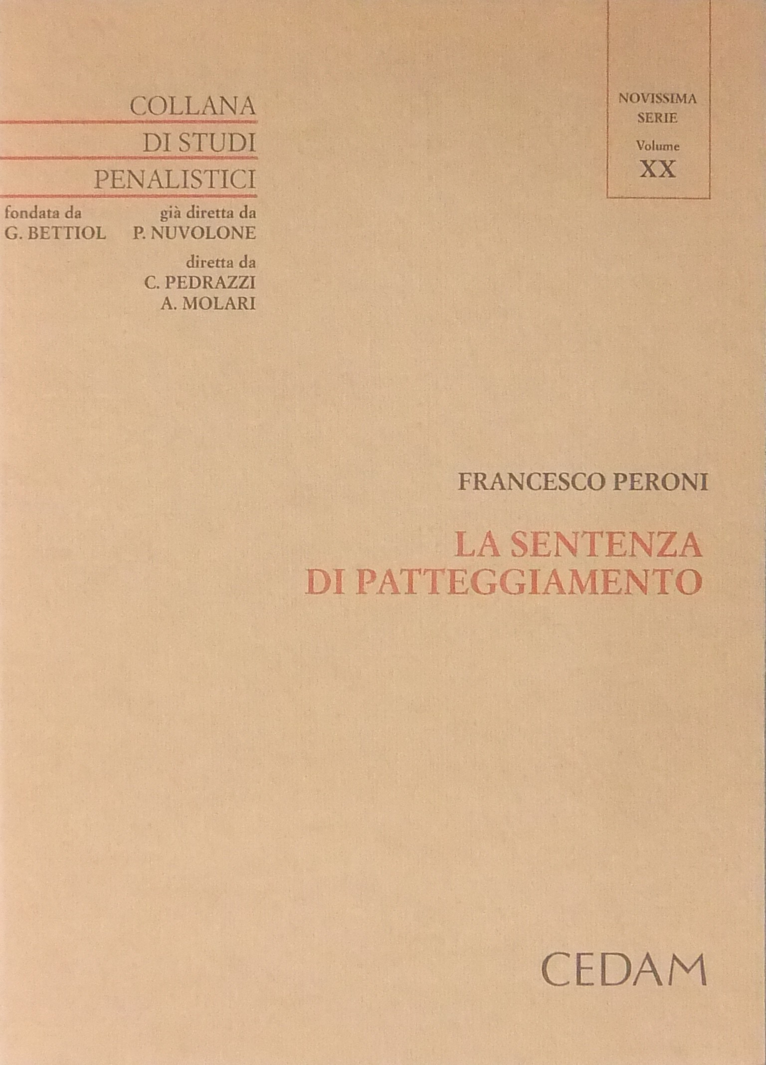 La sentenza di patteggiamento