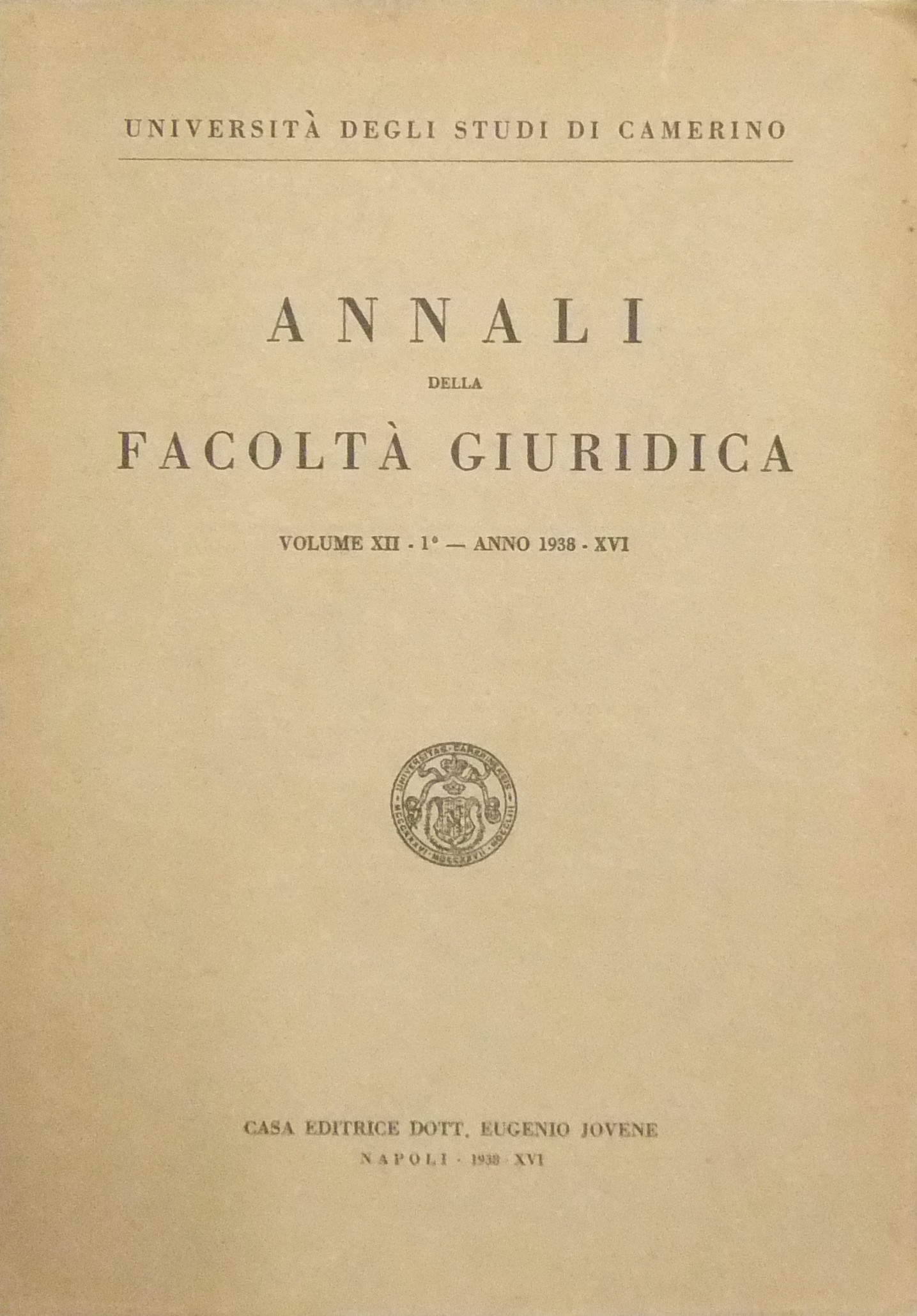 Le incapacità giuridiche quali effetti penali o non