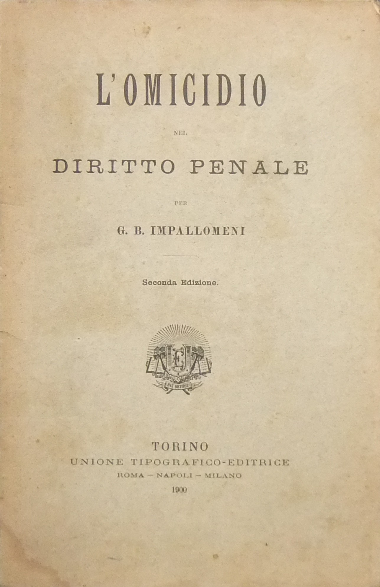 L'omicidio nel diritto penale