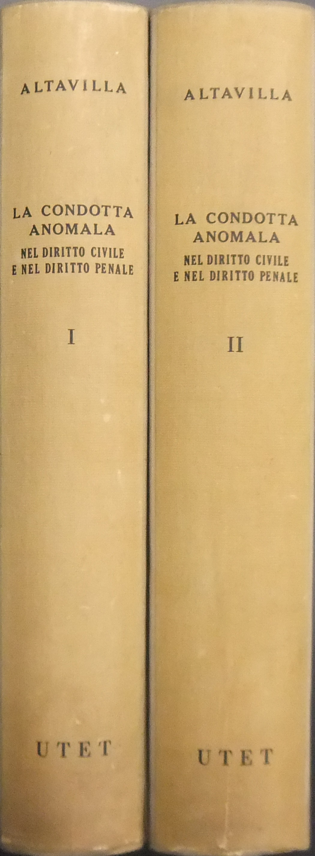 La condotta anomala nel diritto civile e nel diritto penale.