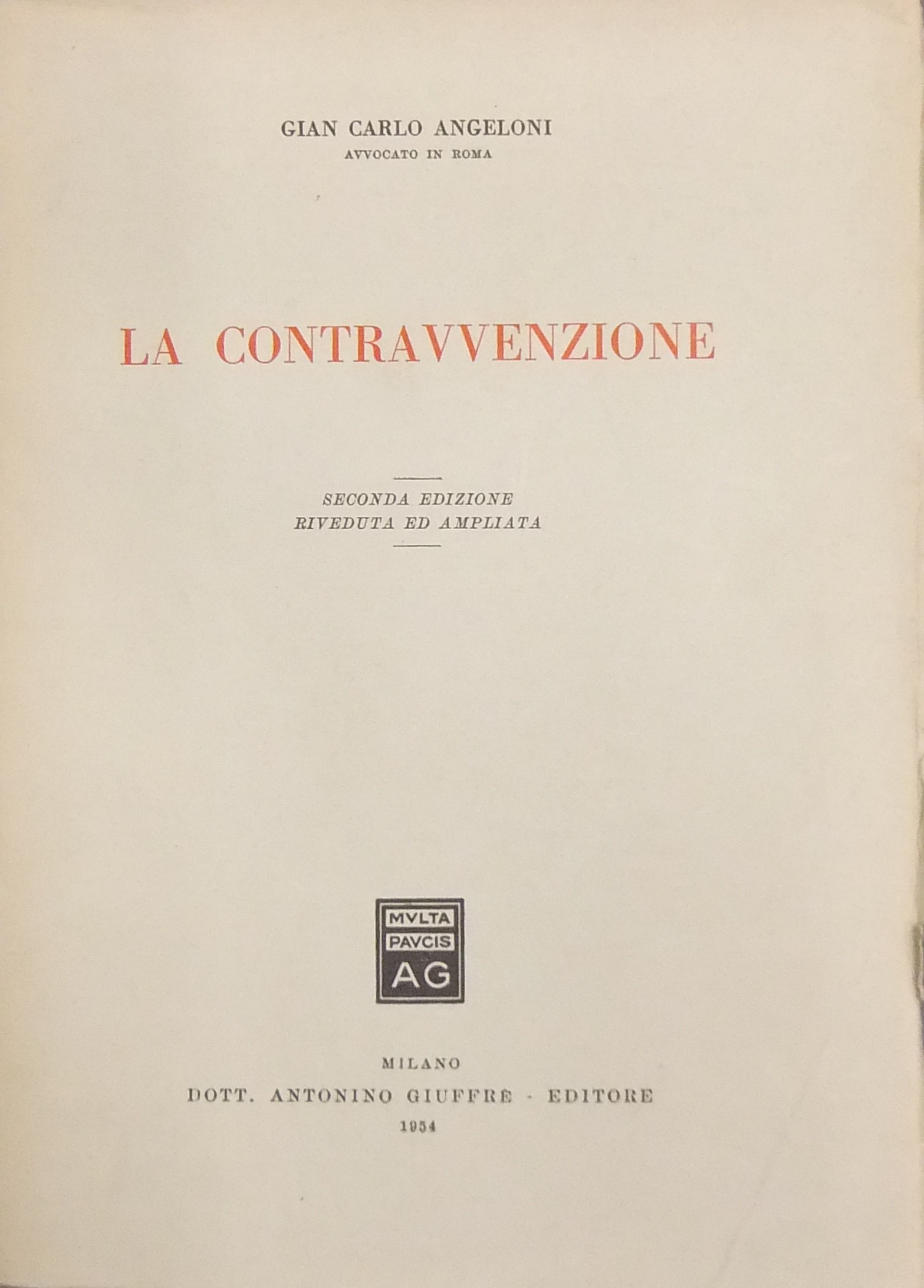 La contravvenzione