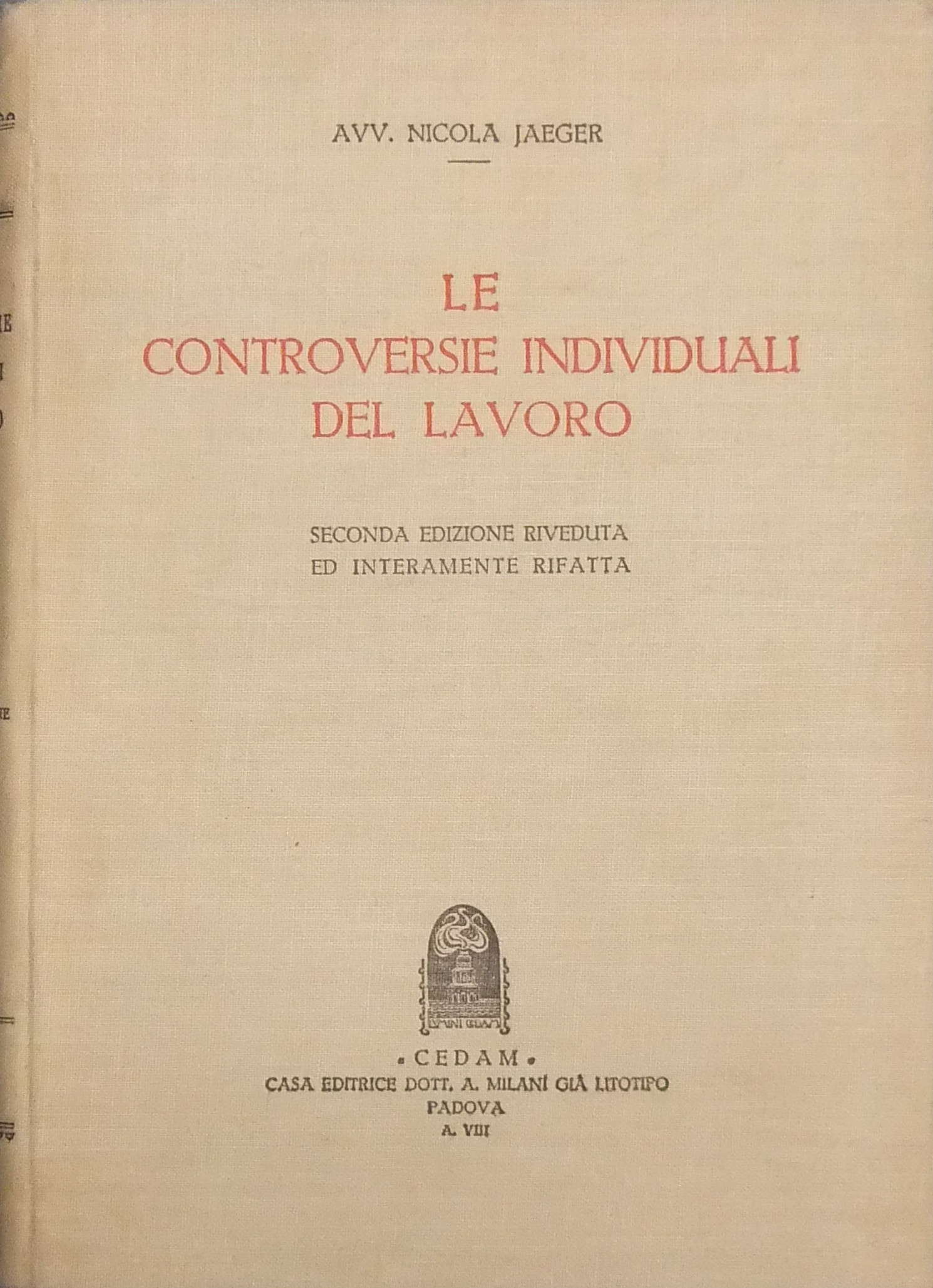 Le controversie individuali del lavoro