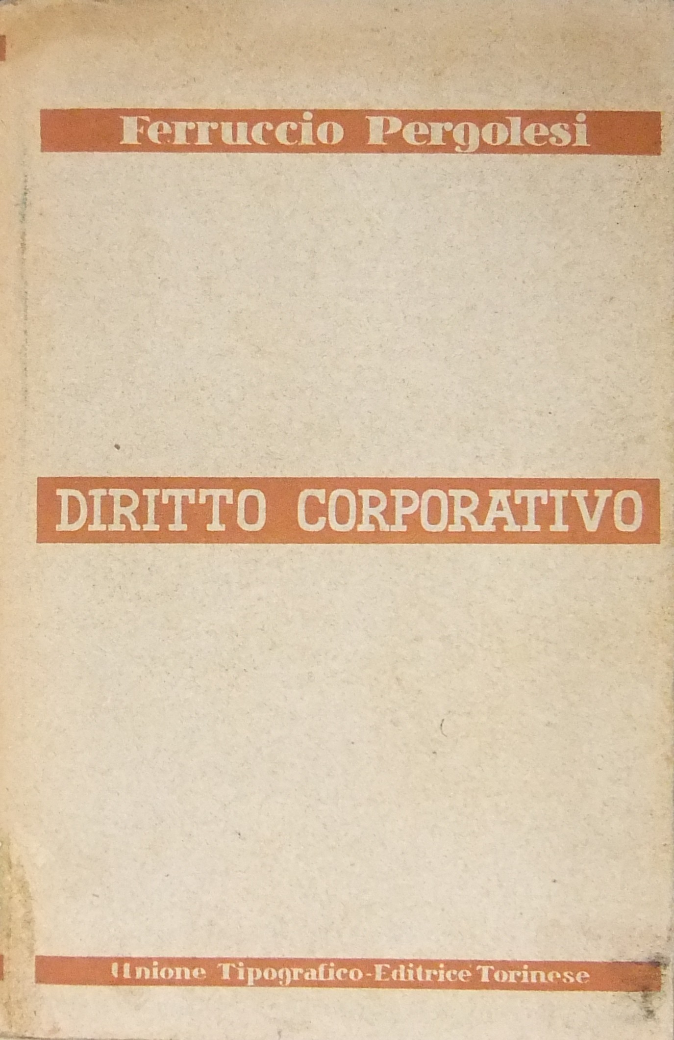 Istituzioni di diritto corporativo