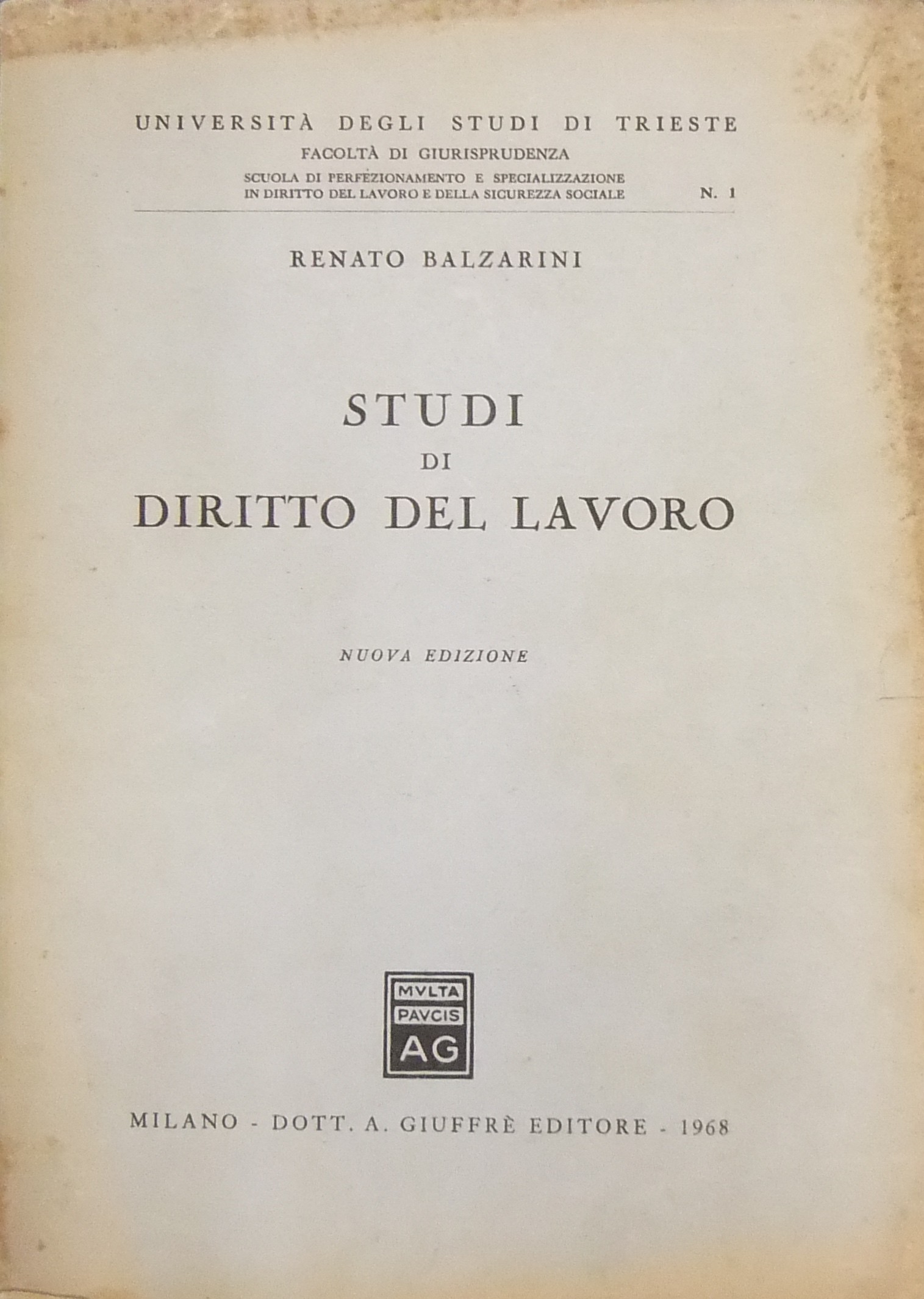 Studi di diritto del lavoro