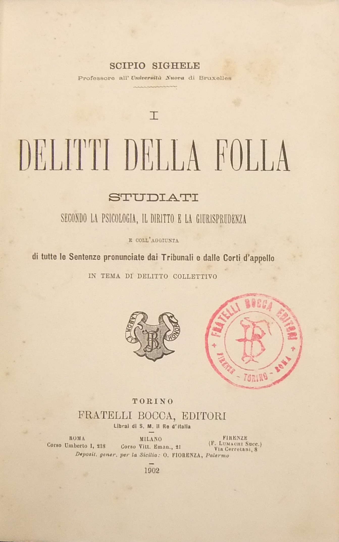 I delitti della folla studiati secondo la psicologia